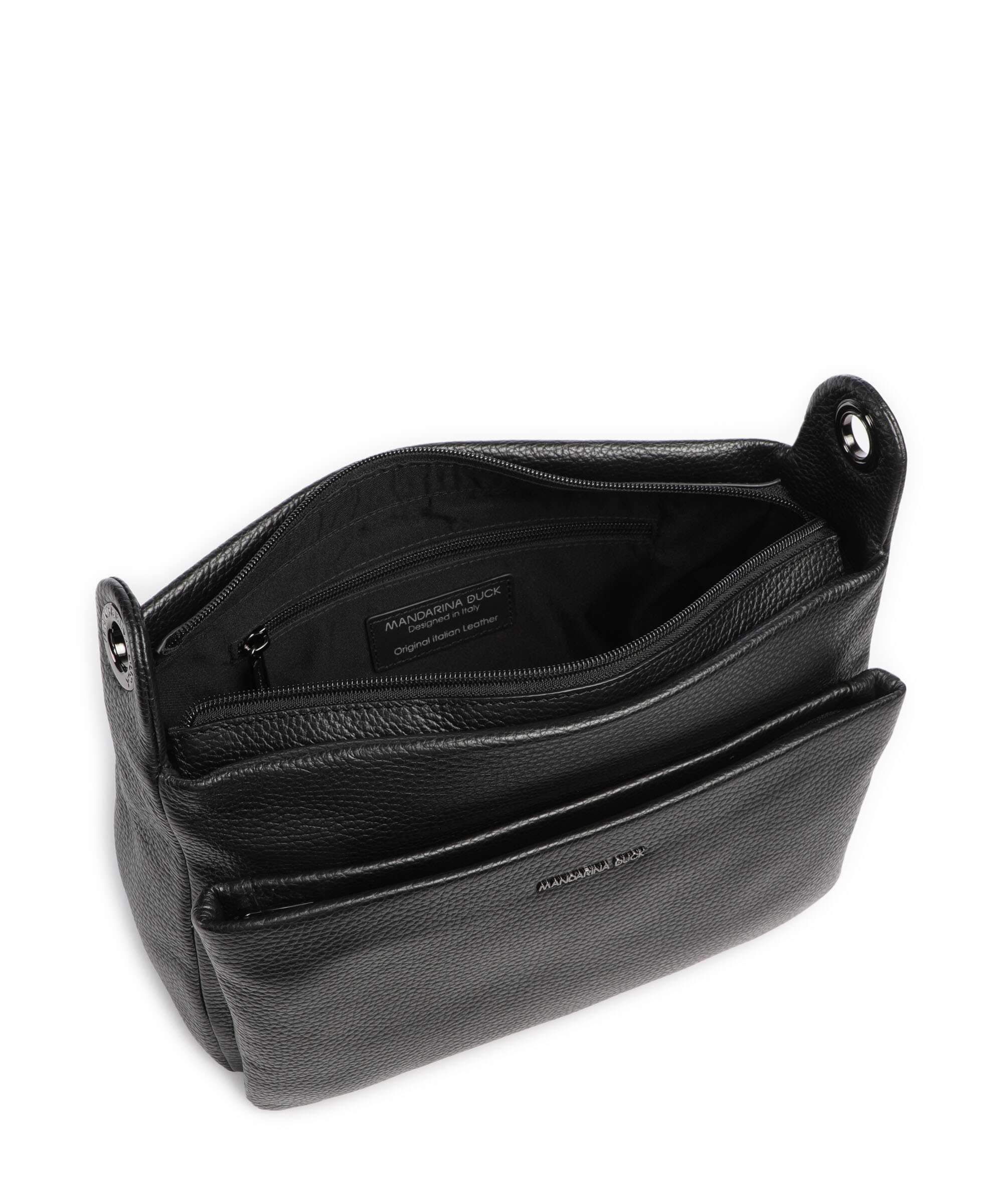 Mandarina Duck Mellow Leather Schoudertas nero - Image 5