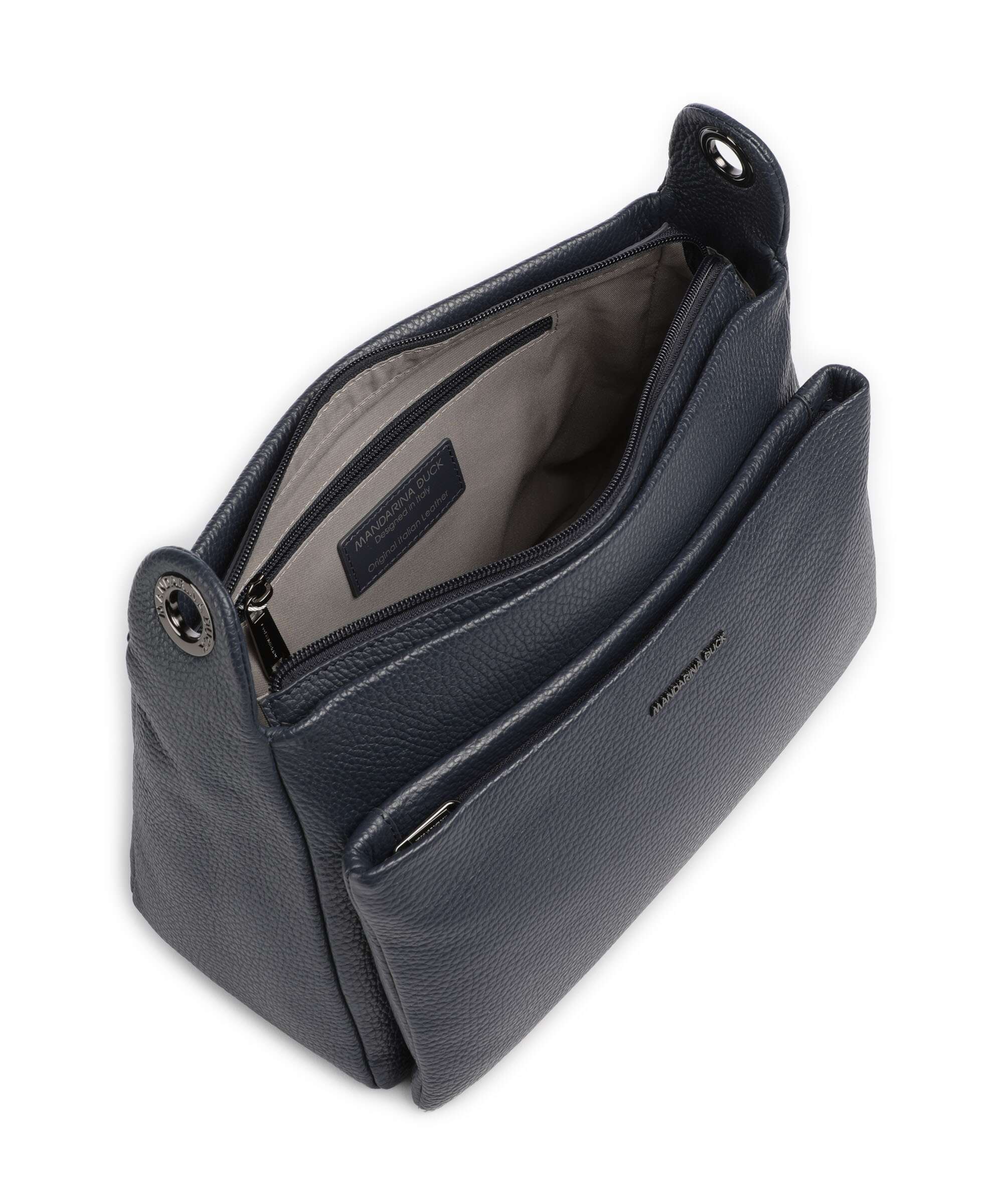 Mandarina Duck Mellow Leather Schoudertas dress blue - Image 5
