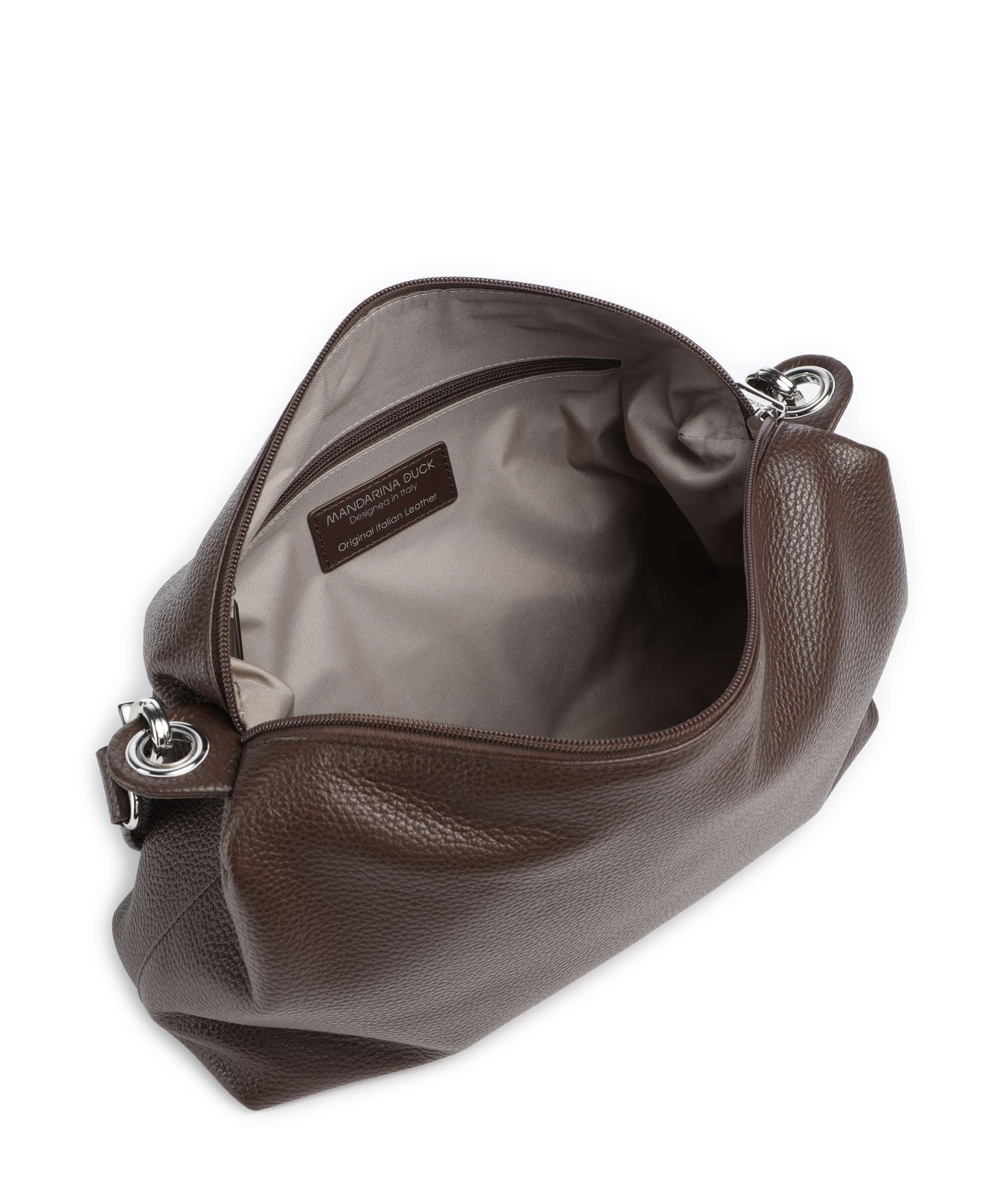 Mandarina Duck Mellow Leather Schoudertas espresso - Image 5