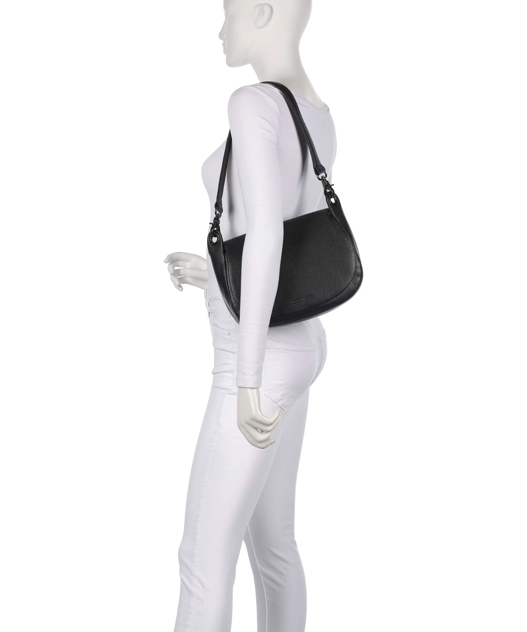 Mandarina Duck Mellow Leather Schoudertas nero - Image 3