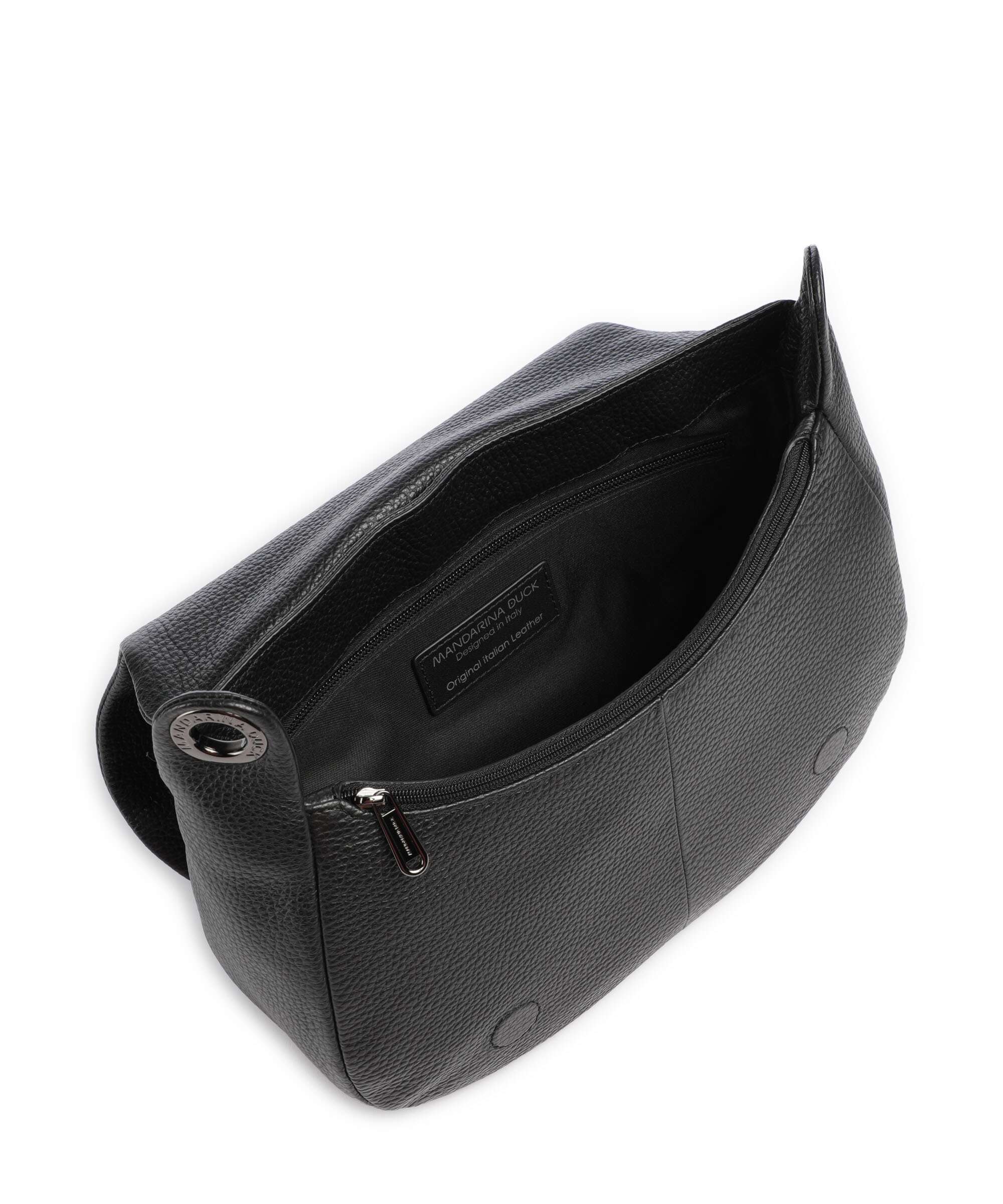 Mandarina Duck Mellow Leather Schoudertas nero - Image 6