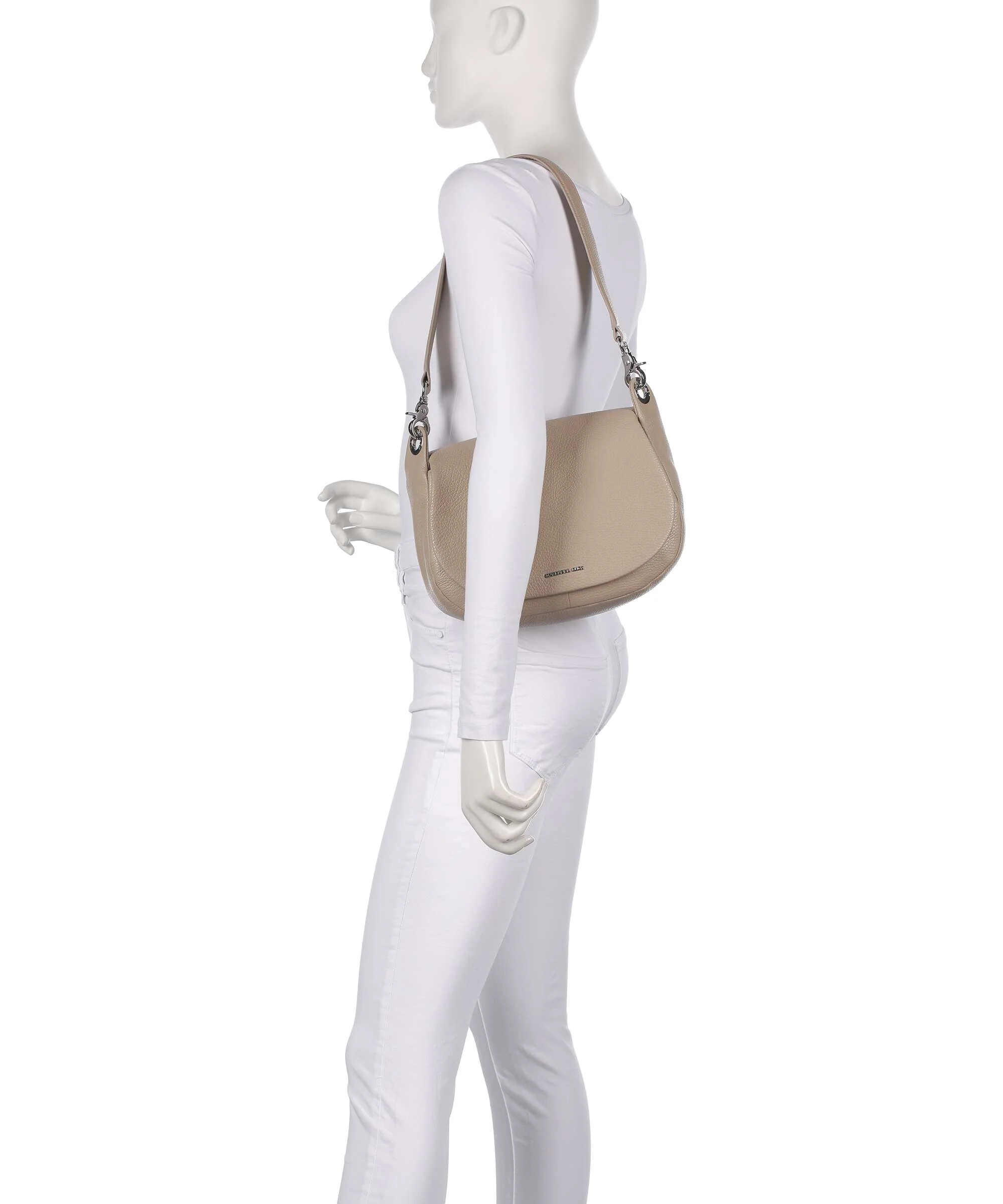 Mandarina Duck Mellow Leather Schoudertas warm taupe - Image 3