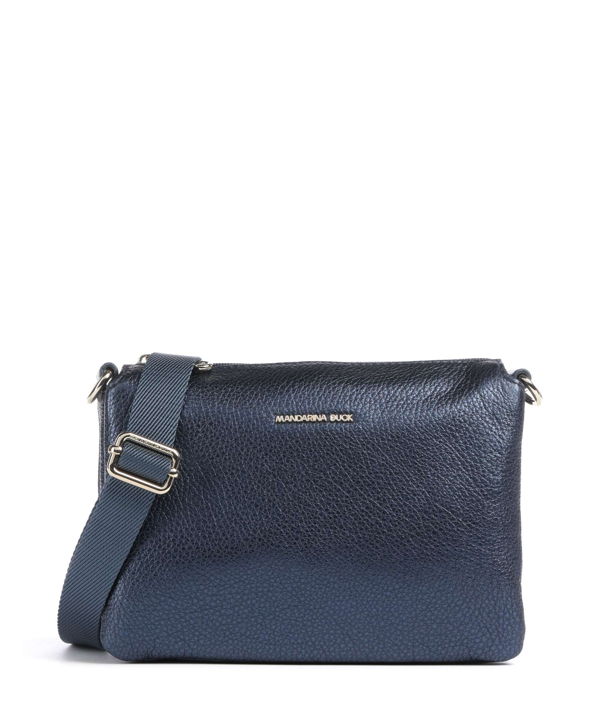 Mandarina Duck Mellow Metal Crossbody tas blue indigo