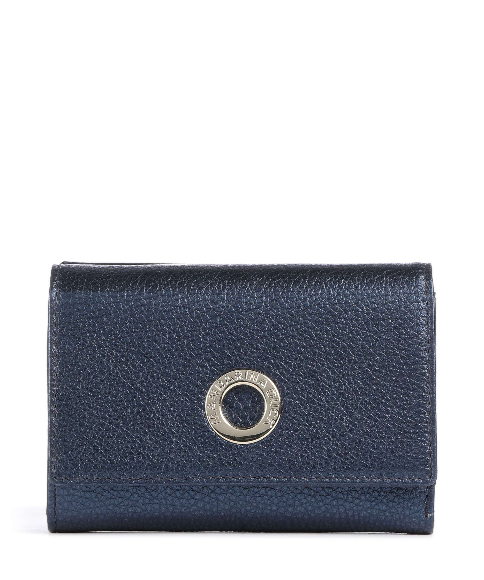 Mandarina Duck Mellow Metal Portemonnee blue indigo