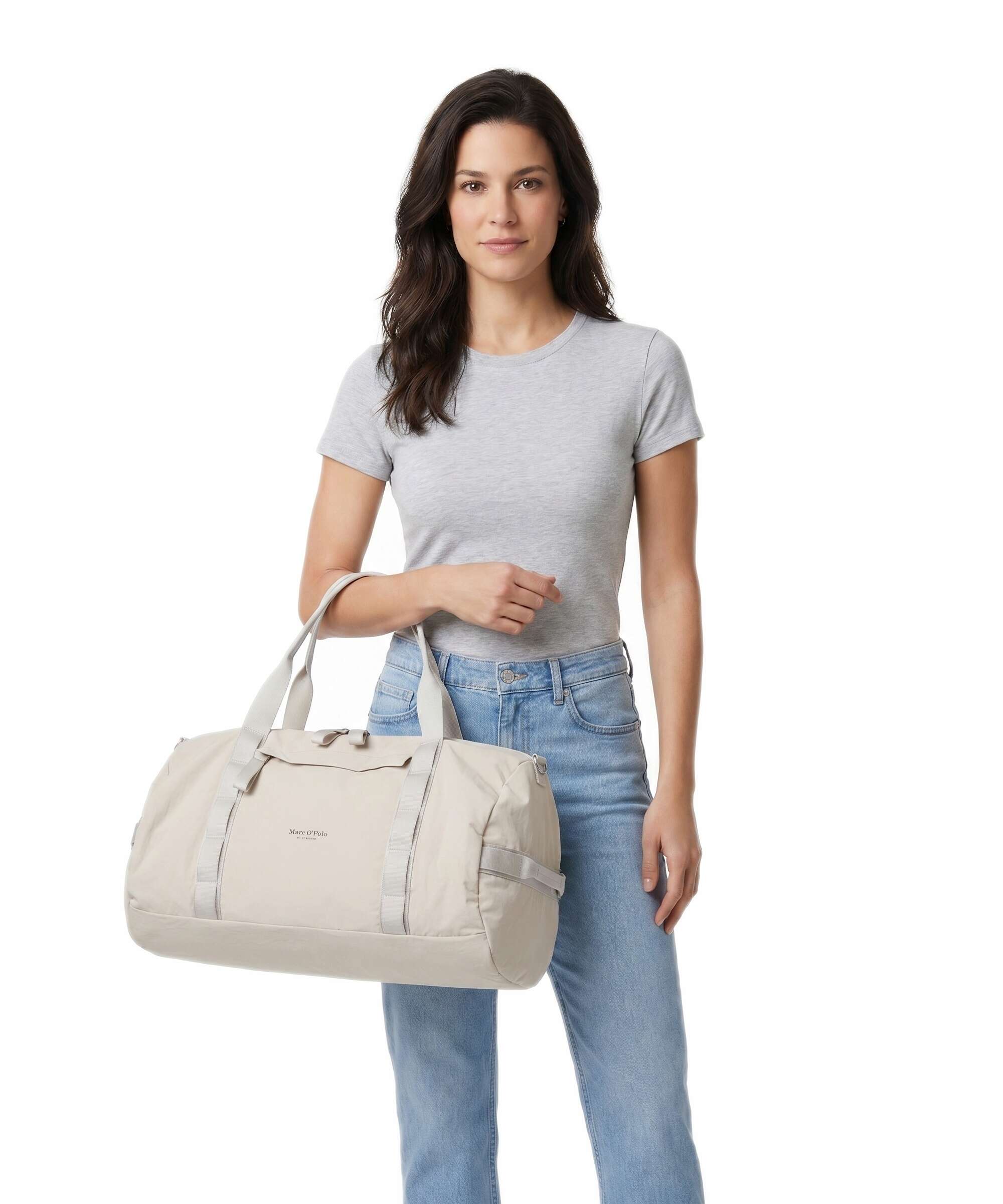 Marc O'Polo Lauri Weekendtas linen beige - Image 3