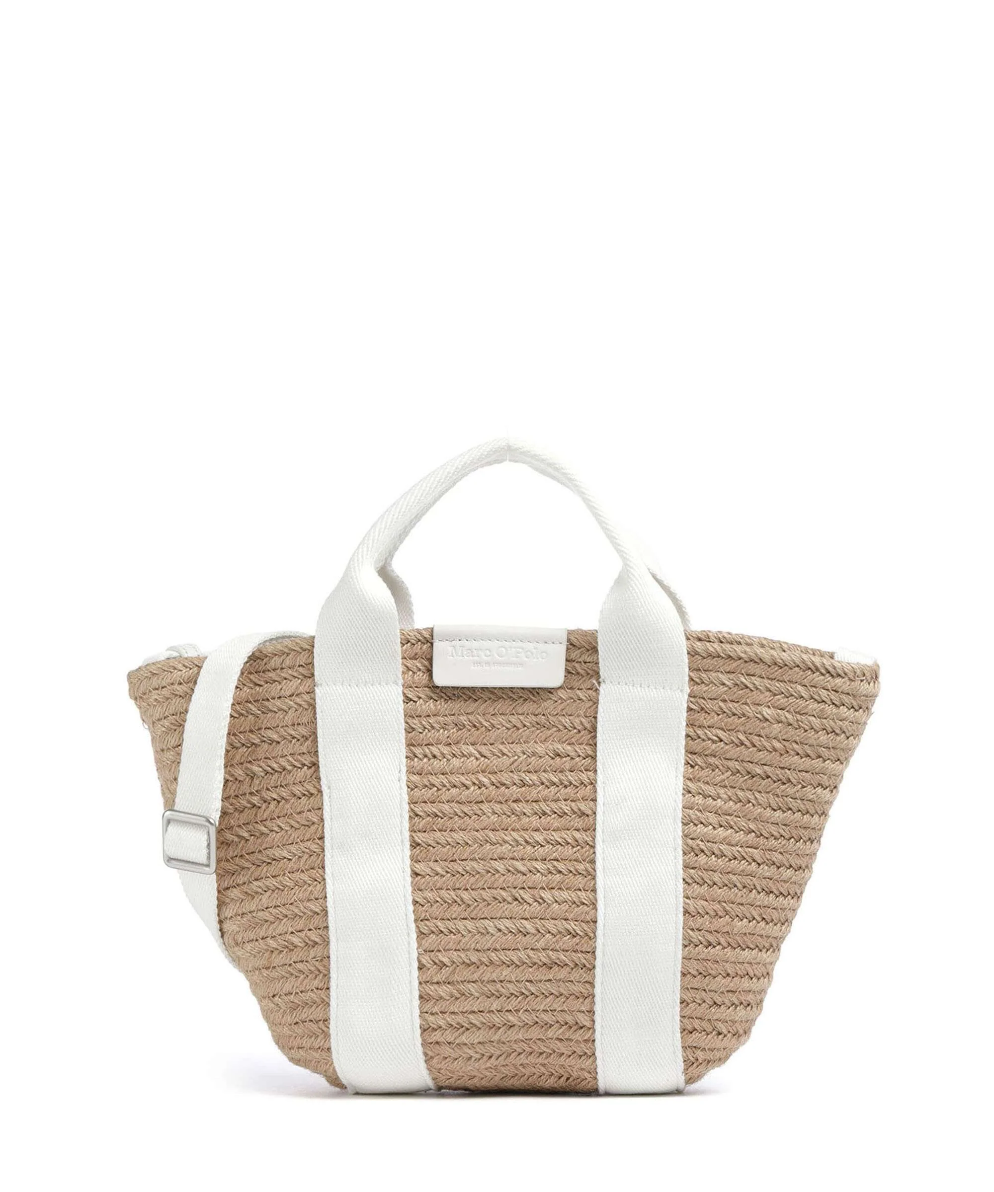 Marc O'Polo Meria Crossbody tas white cotton