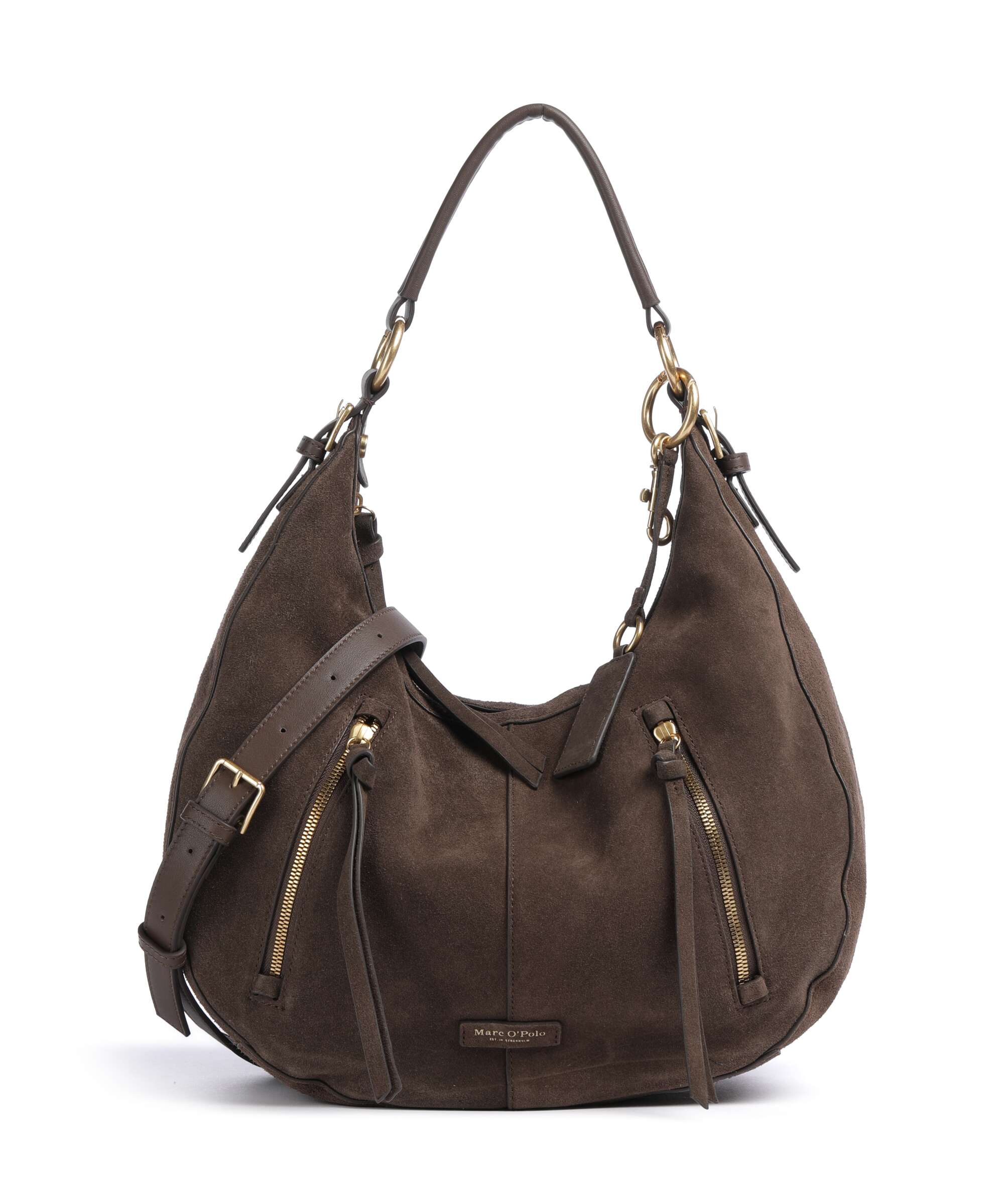 Marc O'Polo Philine M Hobo tas coffee brown