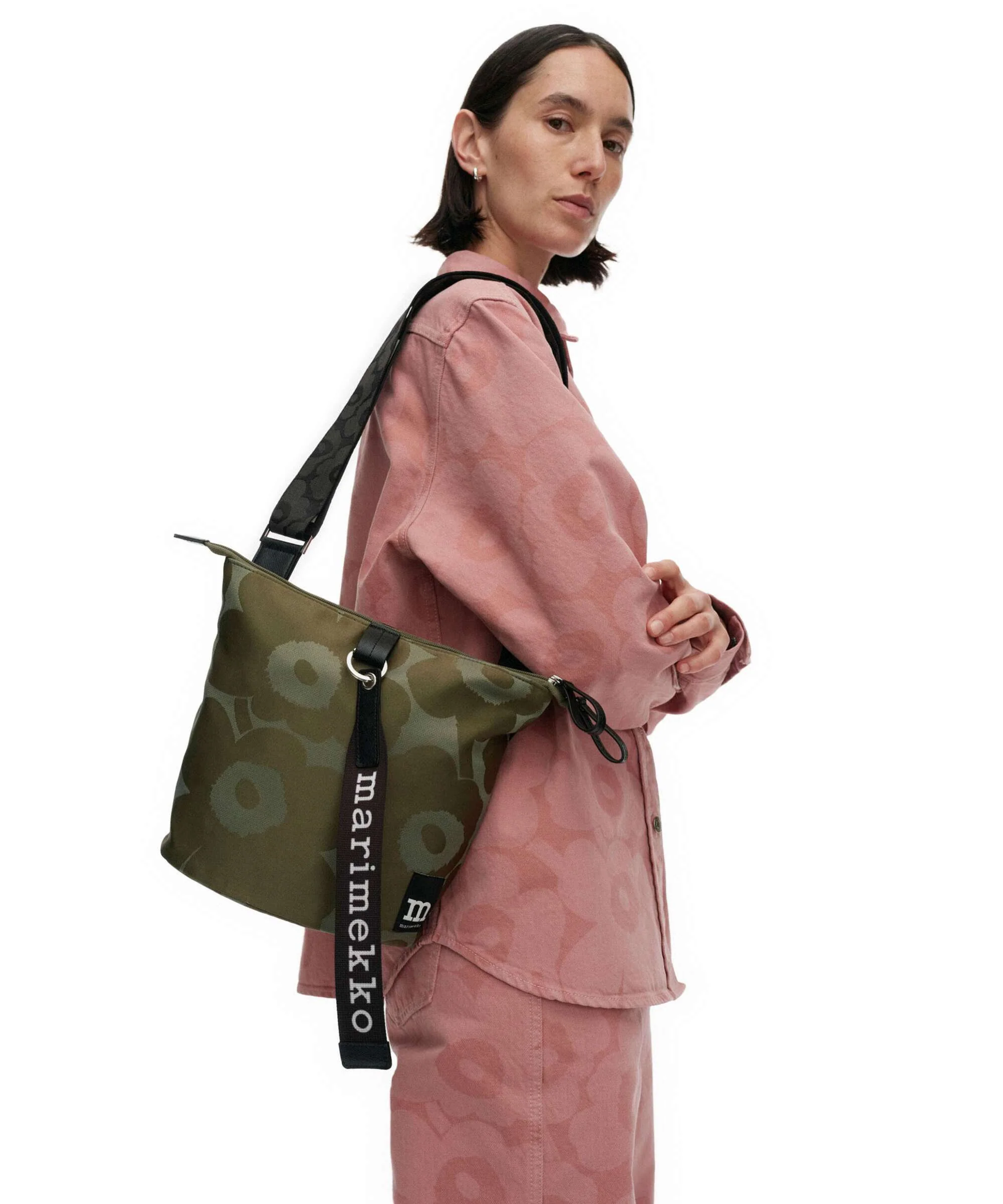 Marimekko Carry All Unikko Crossbody tas green/light green - Image 3