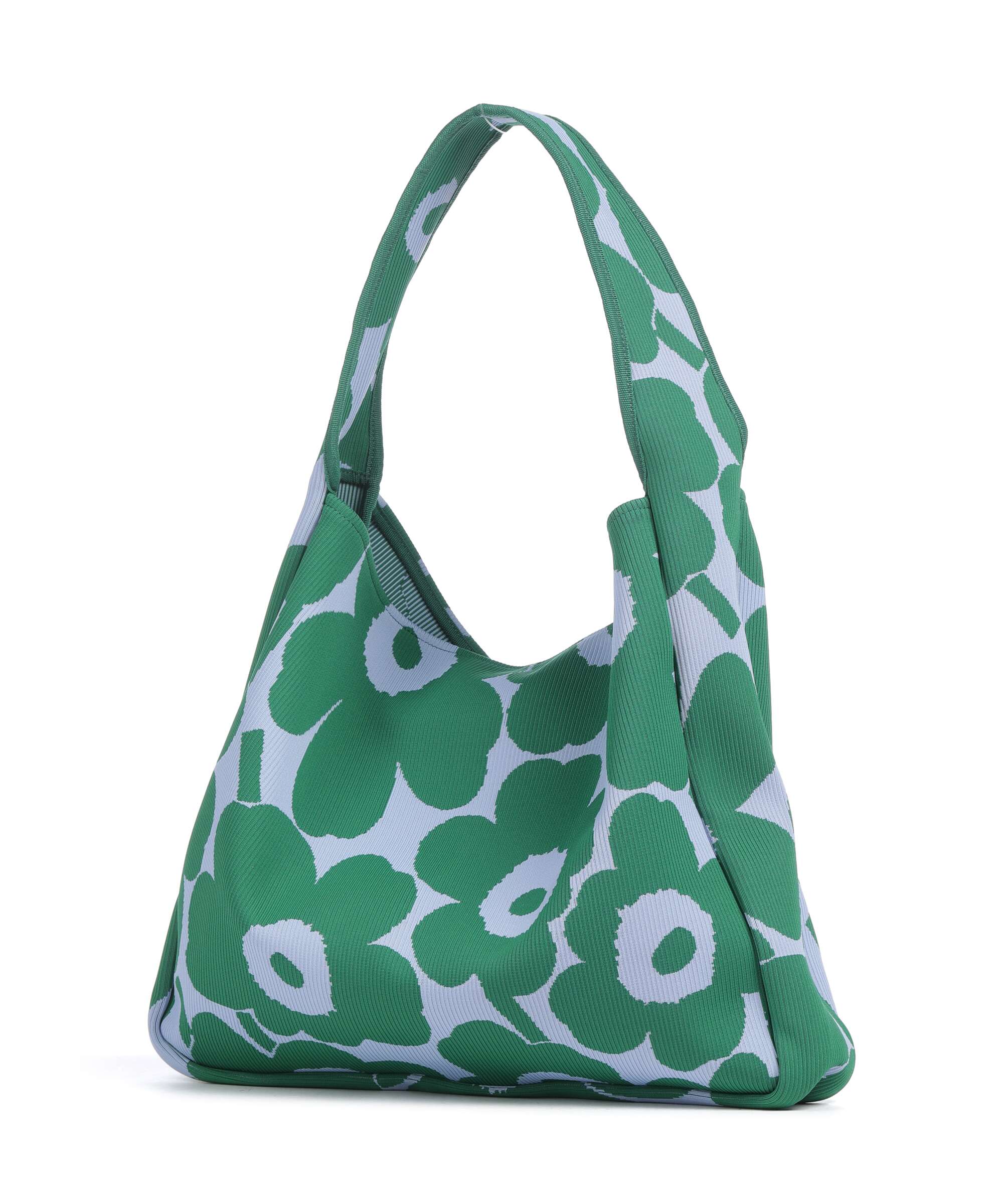 Marimekko Knitted Unikko Hobo tas dark green/blue - Image 2