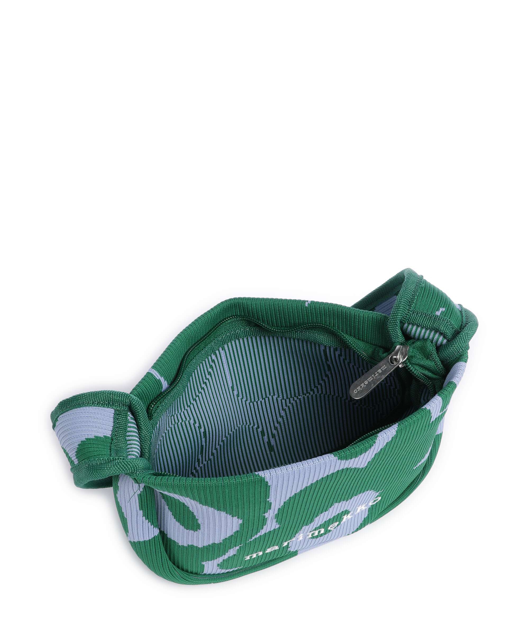 Marimekko Knitted Unikko Schoudertas dark green/blue - Image 5
