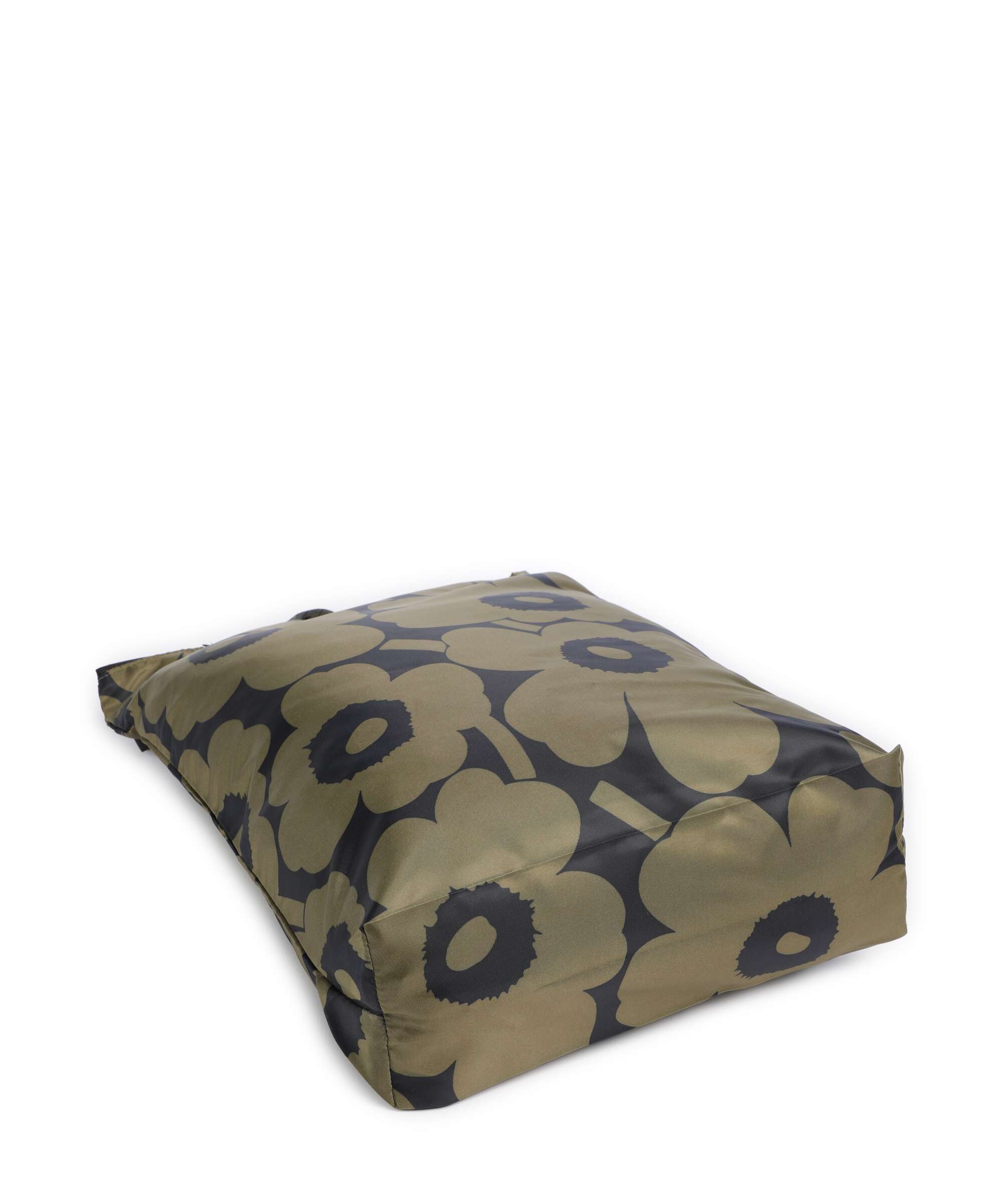 Marimekko Neat M Unikko Hobo tas olive green/dark blue - Image 5