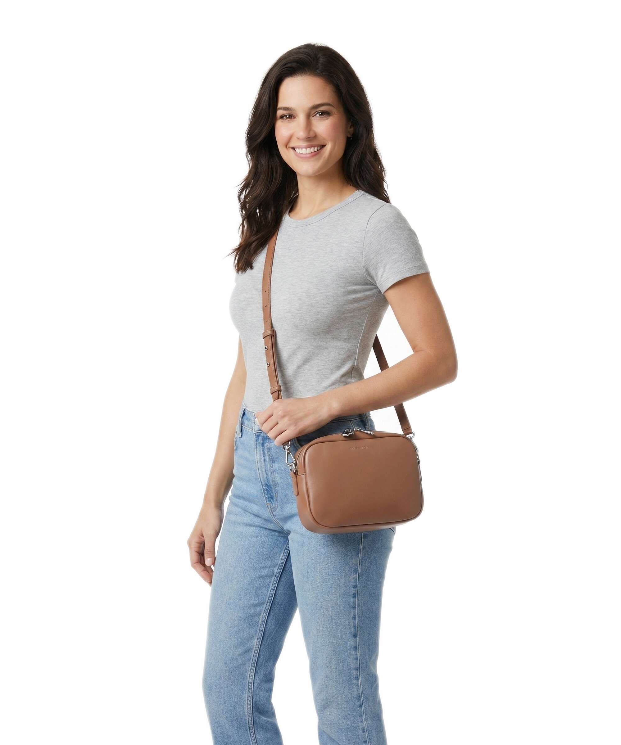 Marimekko Soft Gratha Crossbody tas brown - Image 3