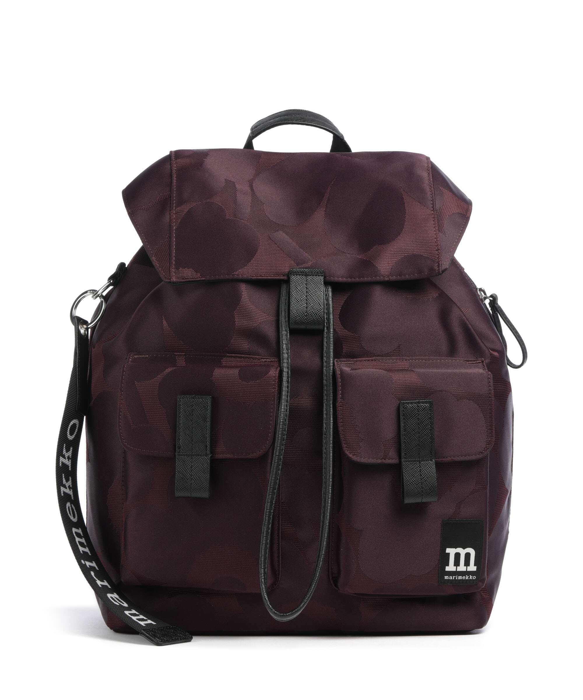 Marimekko Wear All Day L Unikko Rugzak wine red/dark wine