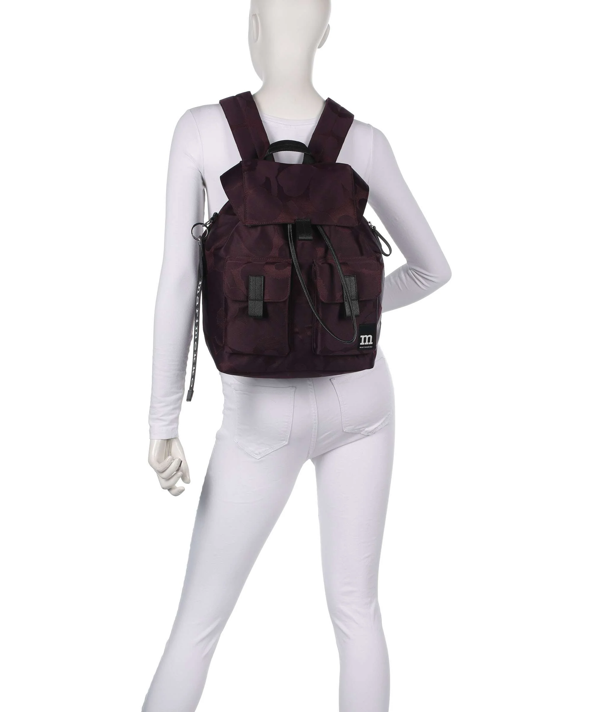 Marimekko Wear All Day L Unikko Rugzak wine red/dark wine - Image 3
