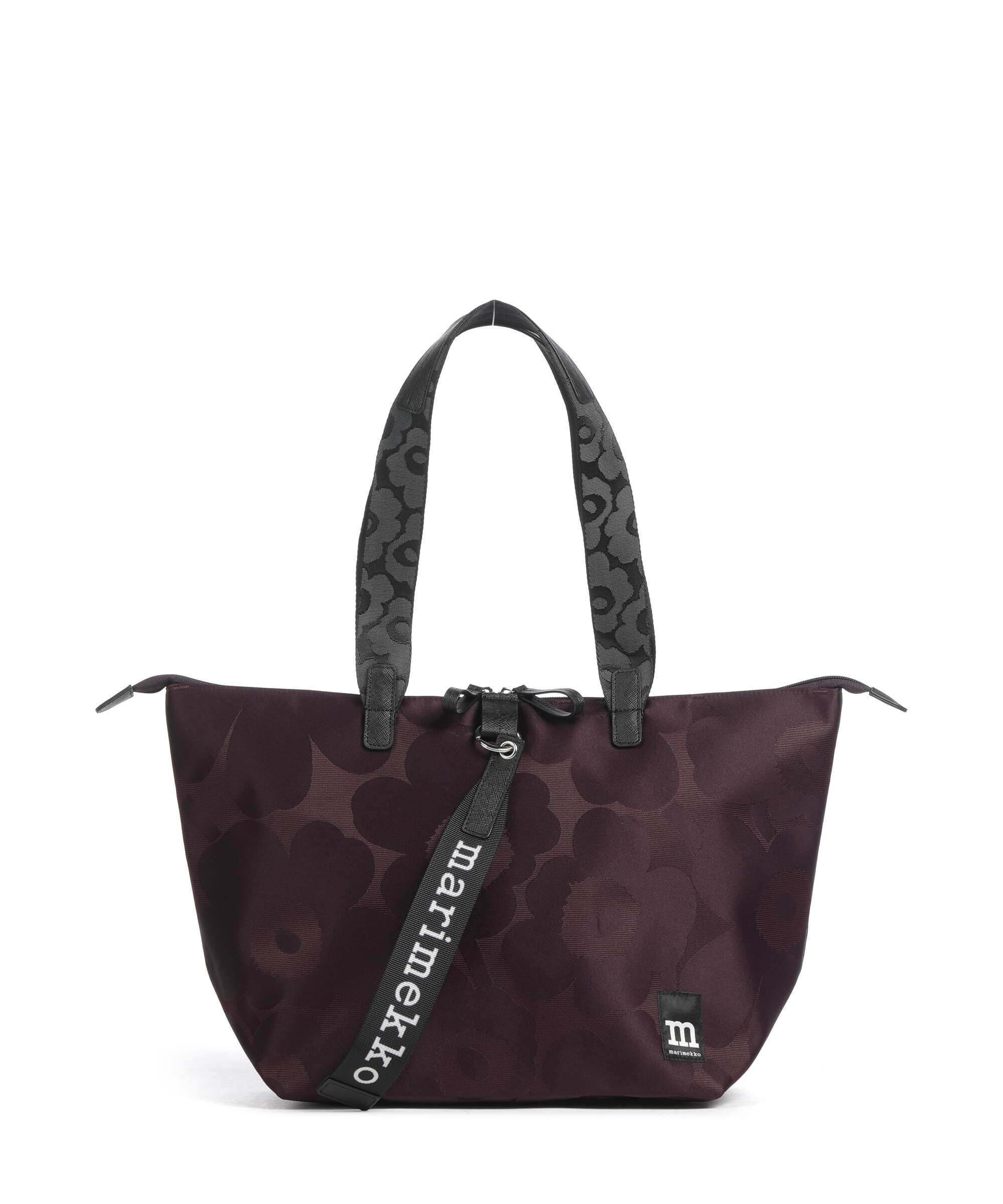 Marimekko Wear All Day M Unikko Boodschappentas wine red/dark wine