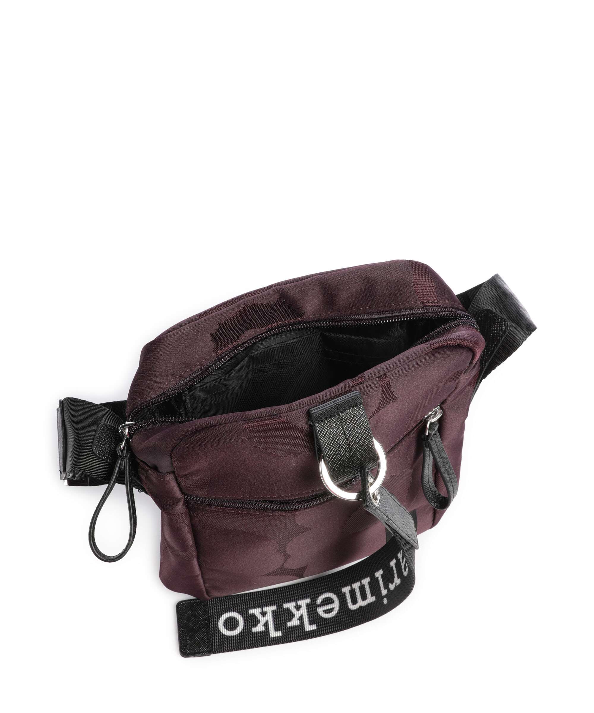 Marimekko Wear All Day Unikko Crossbody tas wine red/dark wine - Image 6