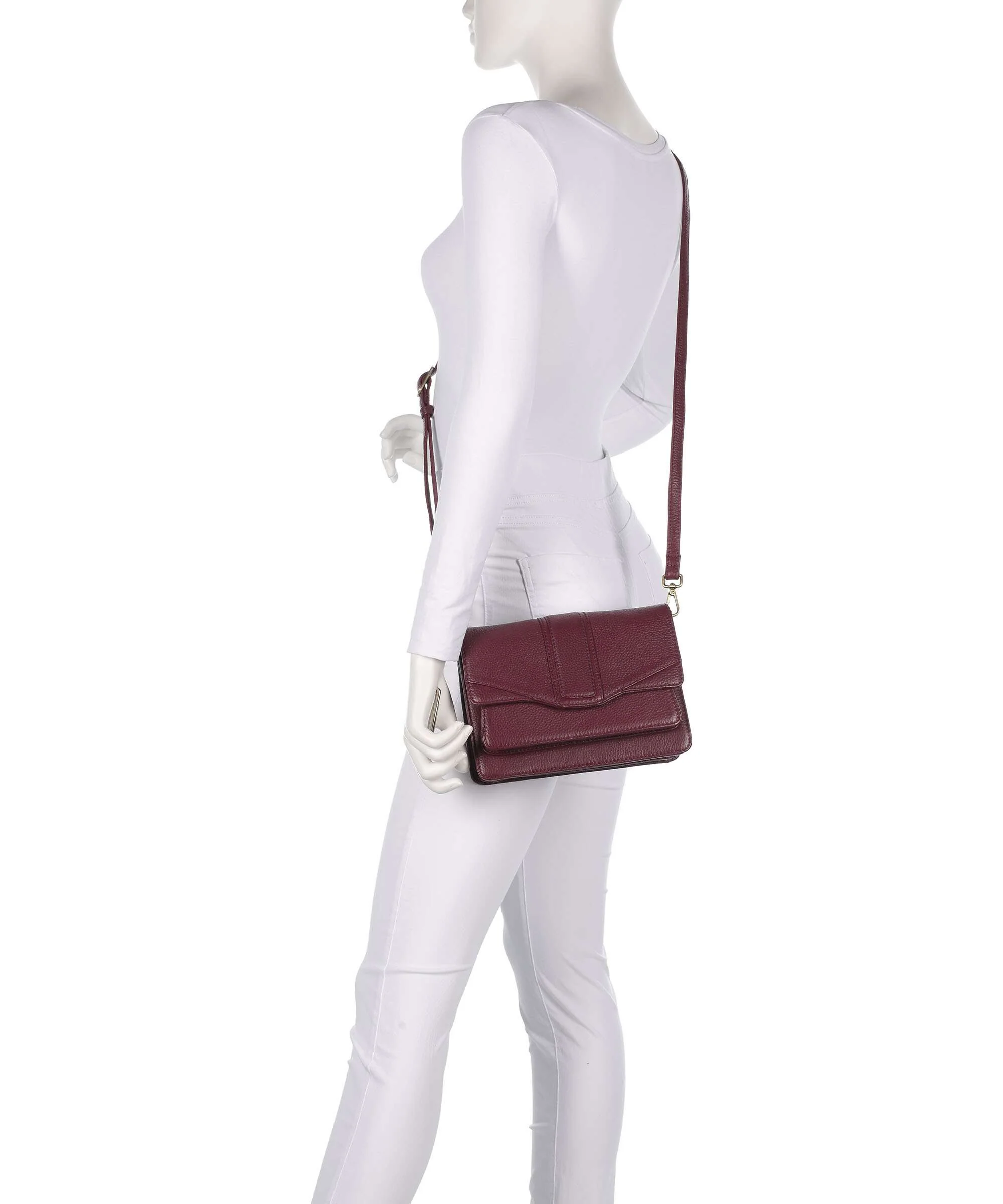 Markberg Jane Crossbody tas burgundy/gold - Image 3