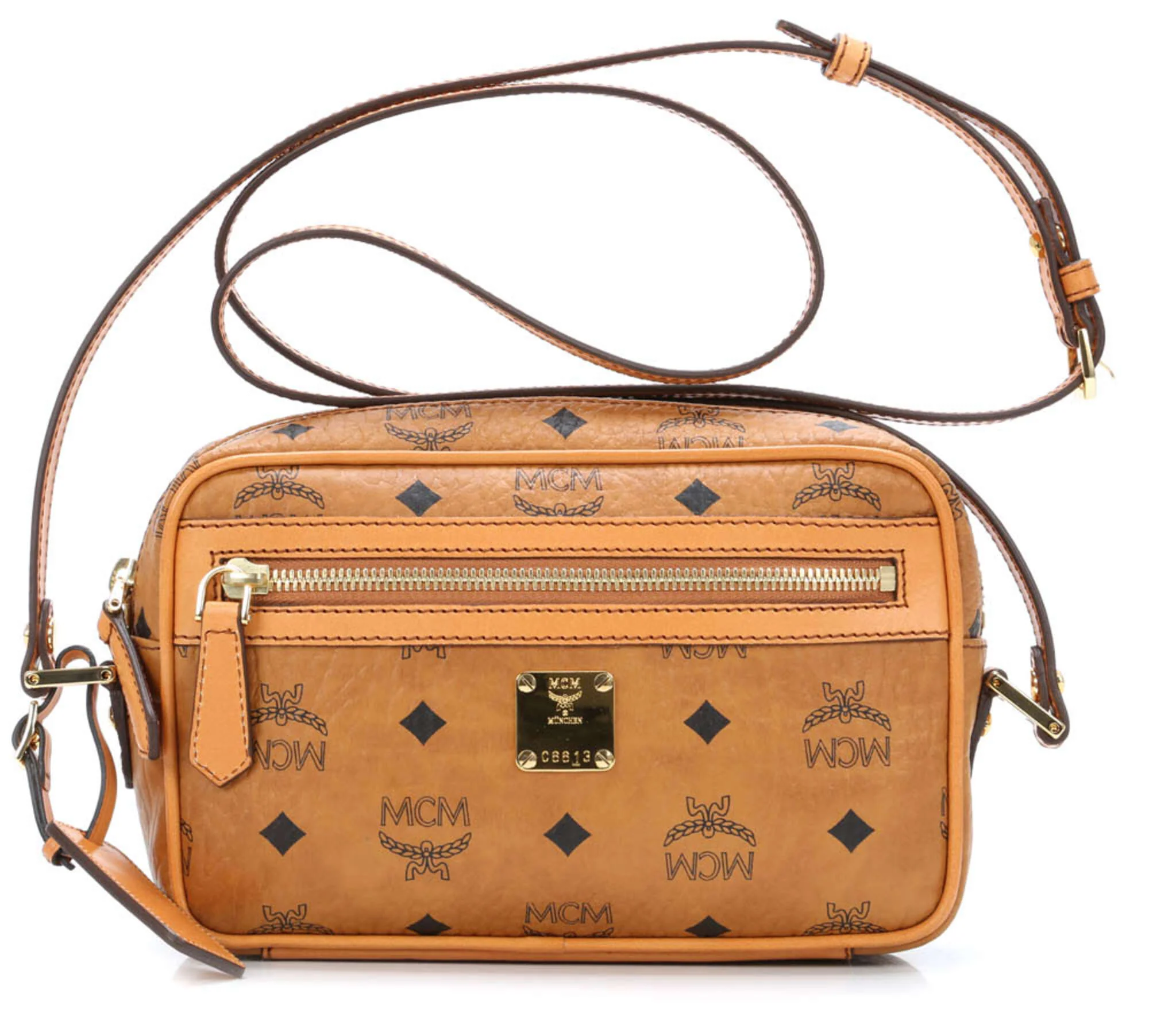 MCM Schoudertas cognac