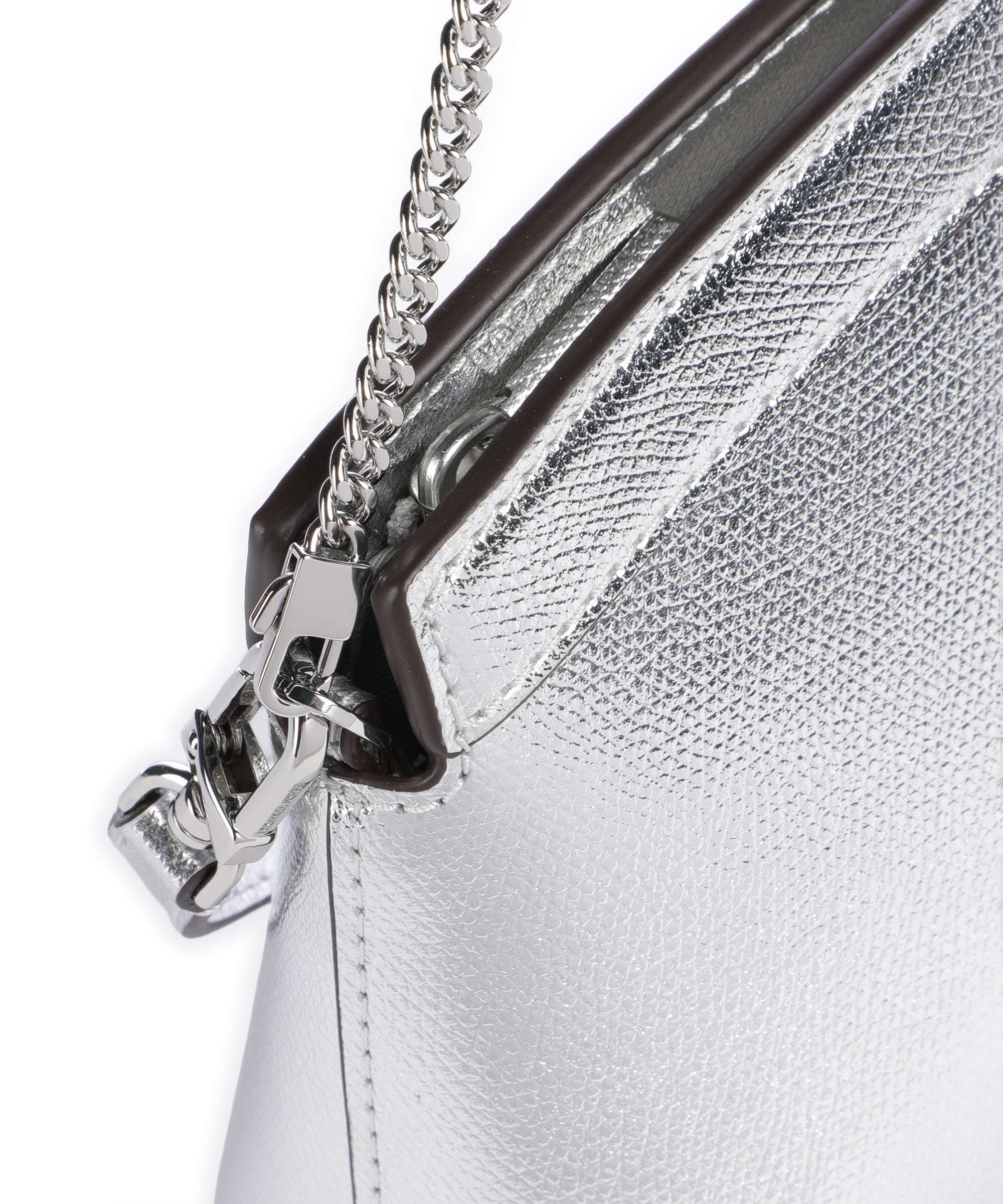 Michael Kors Athena Dome Chain Small Schoudertas silver - Image 5