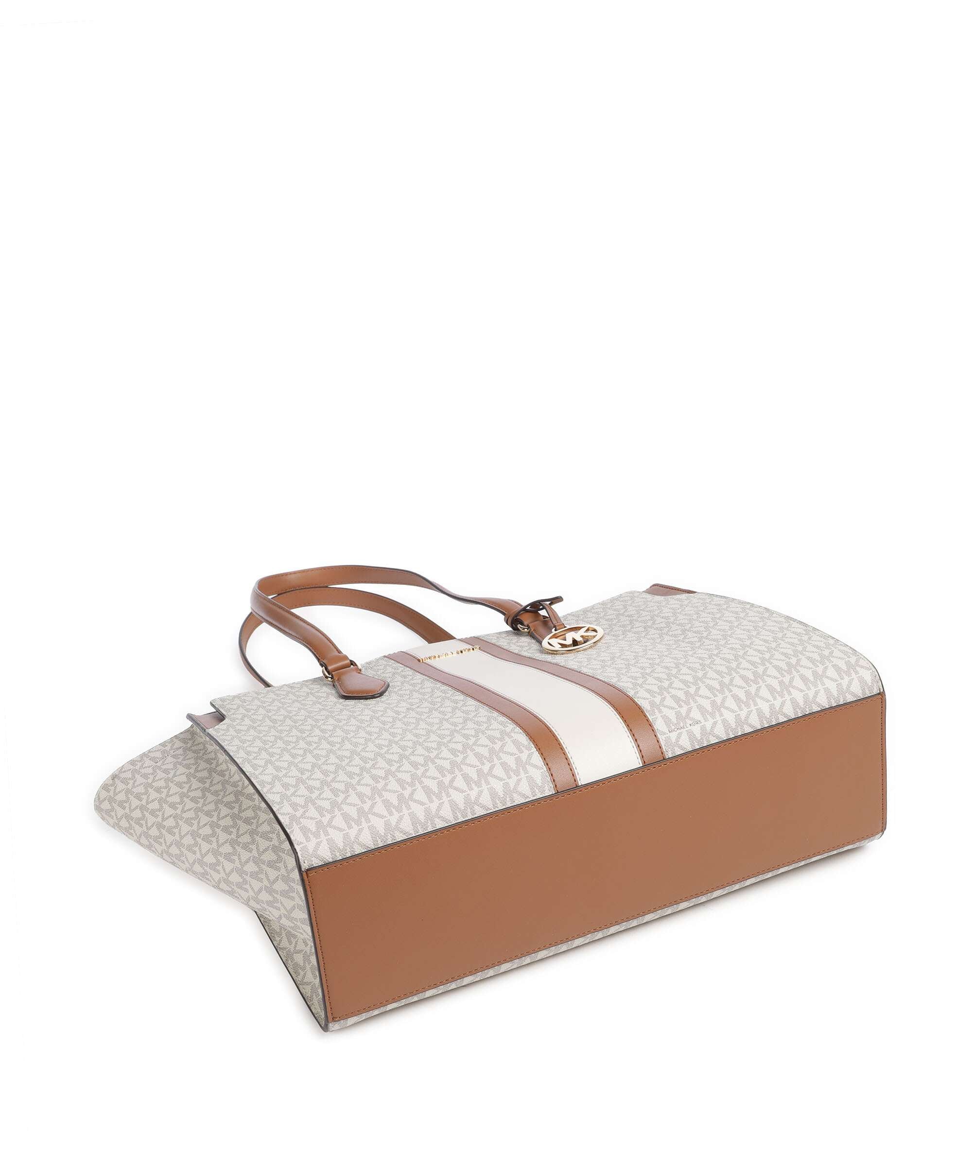 Michael Kors Becca Large Boodschappentas vanilla/acorn - Image 4