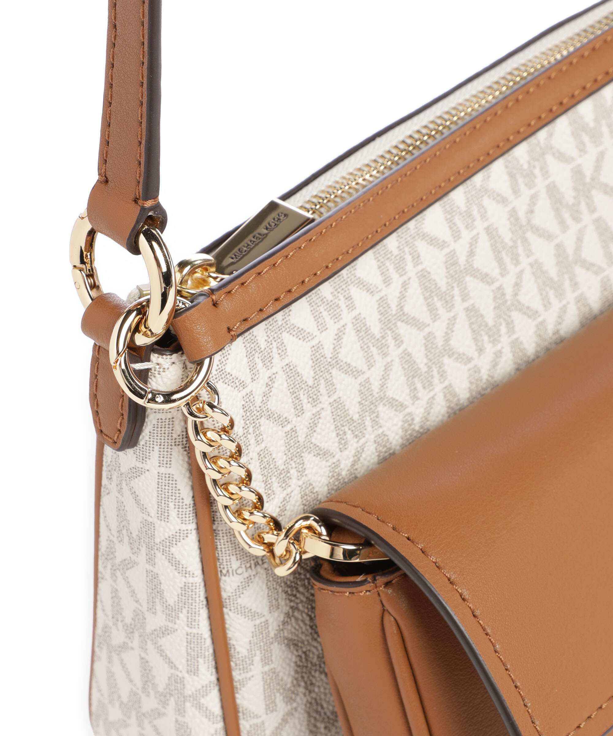 Michael Kors Bryant 5 in 1 Crossbody tas vanilla/acorn - Image 6