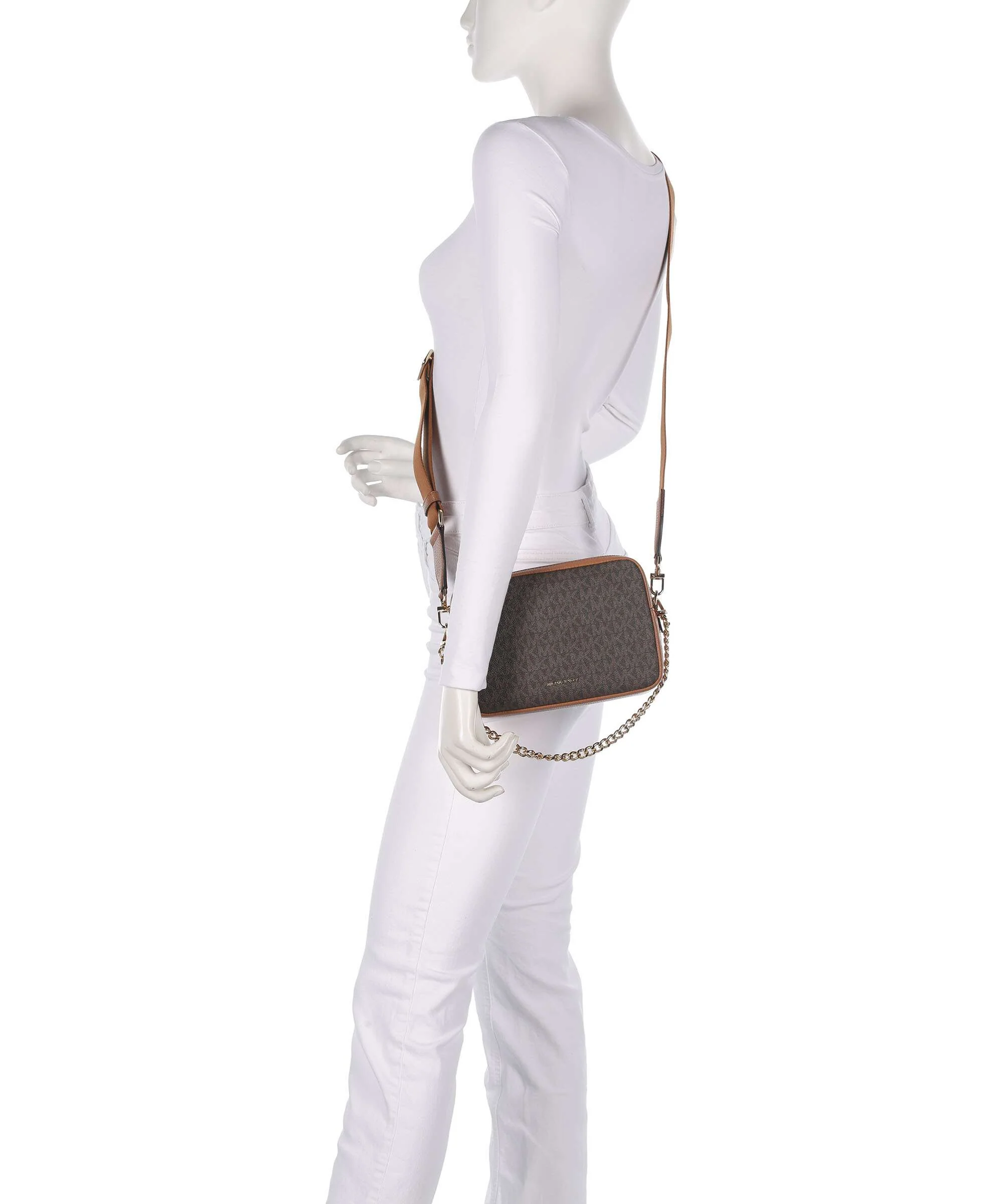 Michael Kors Bryant Medium Crossbody tas brown/acorn - Image 3