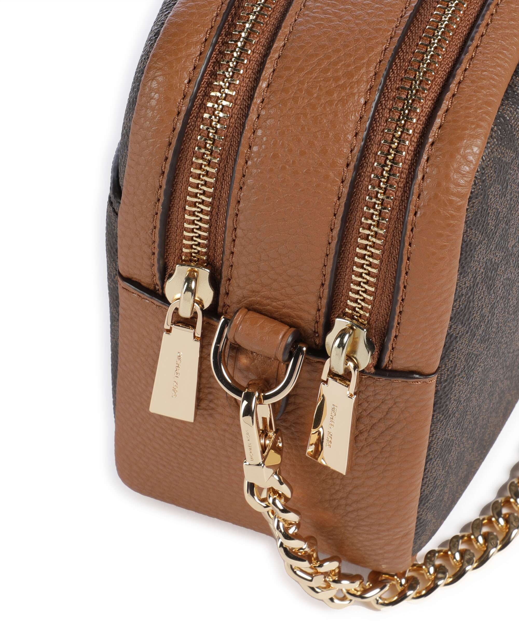 Michael Kors Bryant Medium Crossbody tas brown/acorn - Image 4