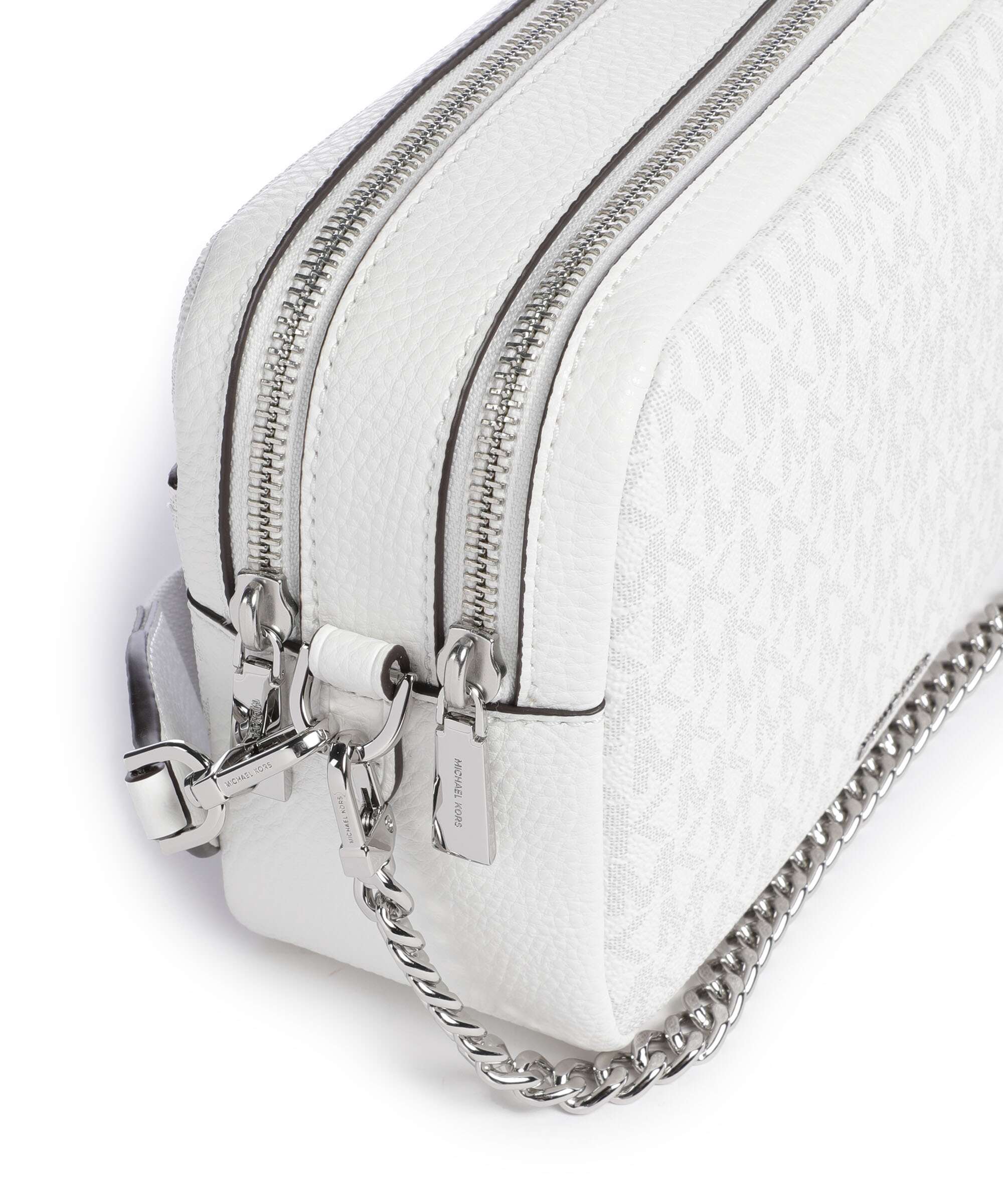 Michael Kors Bryant Medium Crossbody tas optical allum - Image 4
