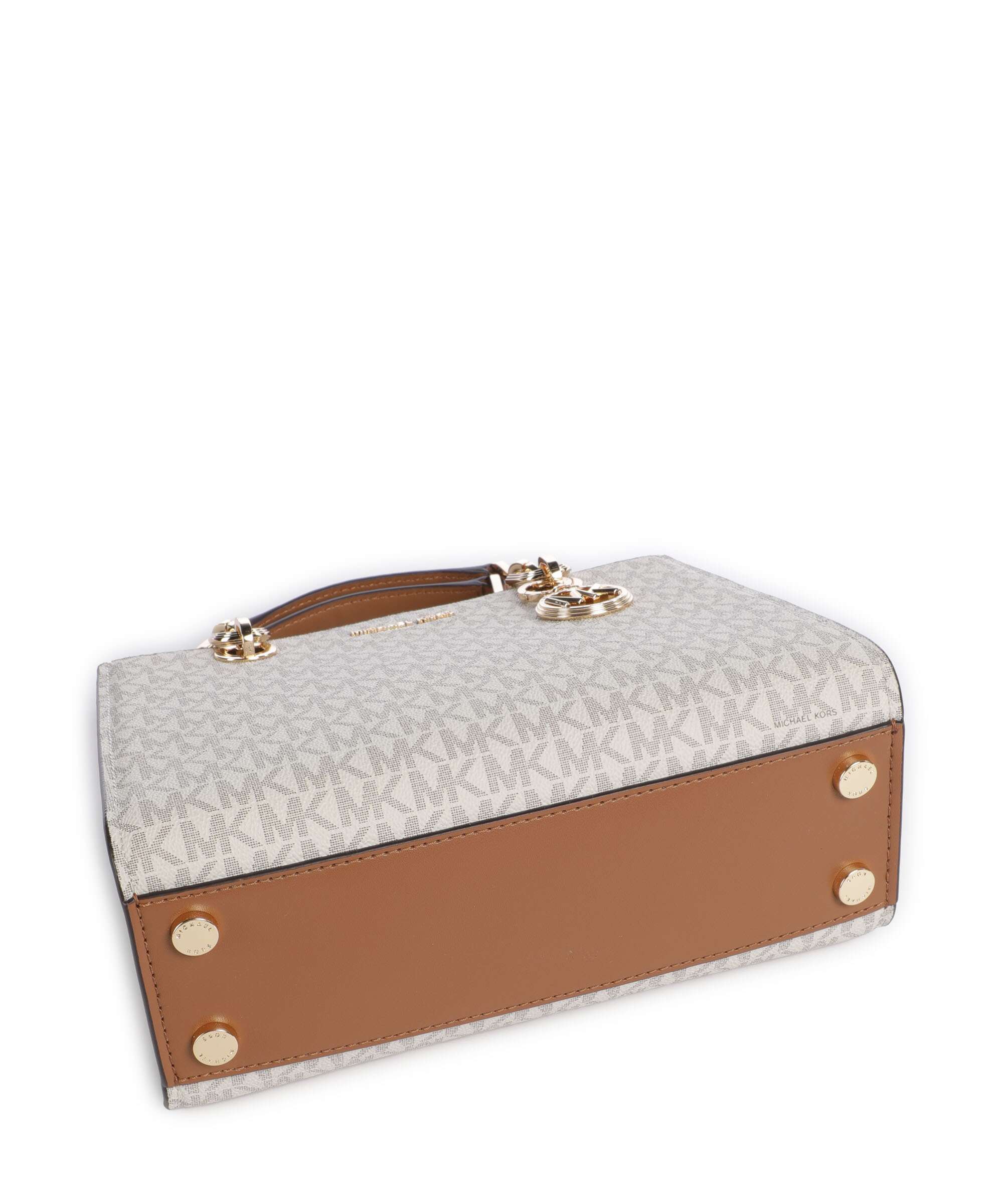 Michael Kors Cynthia Handtas vanilla/acorn - Image 5