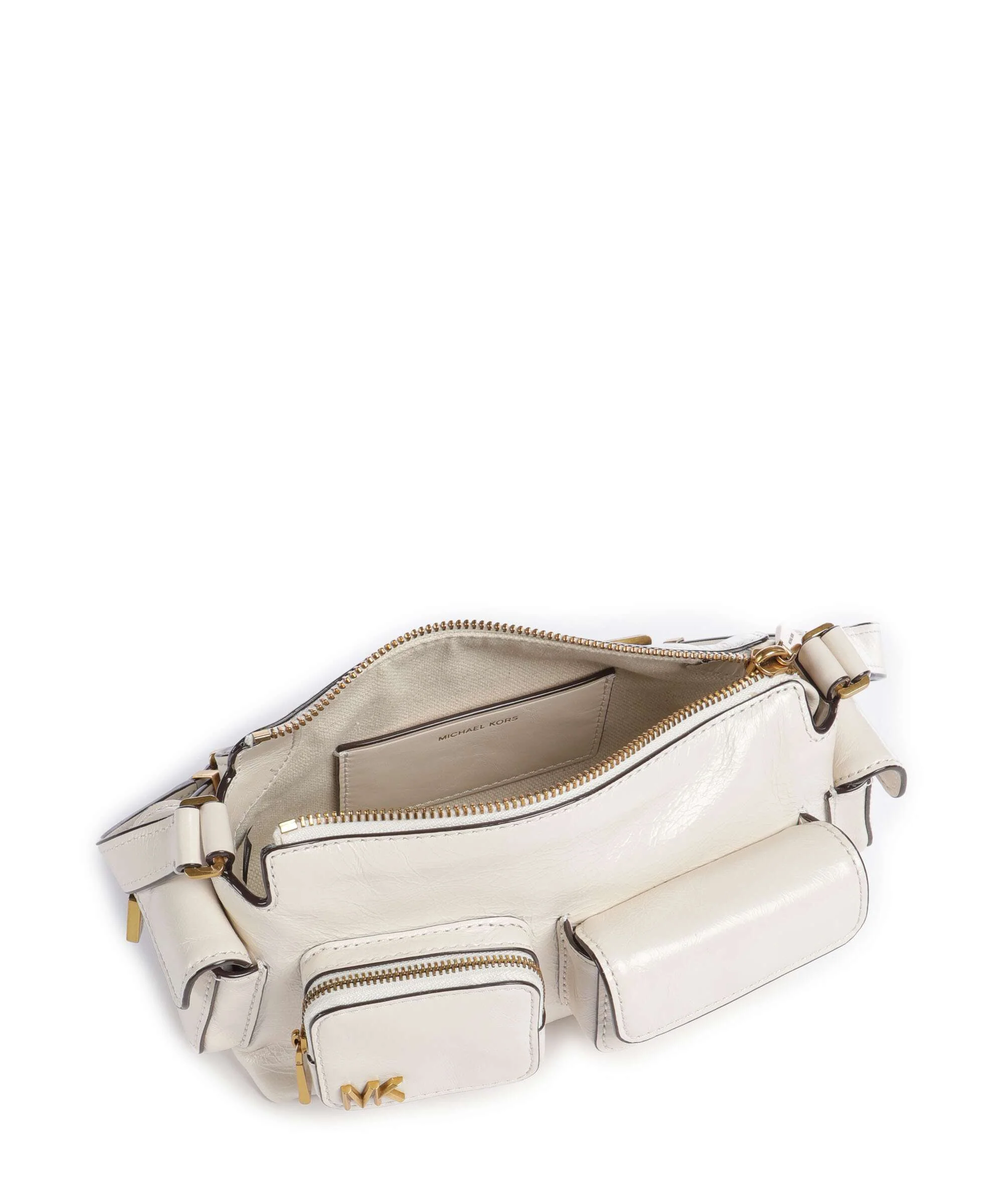 Michael Kors Dakota Small Crossbody tas light cream - Image 6