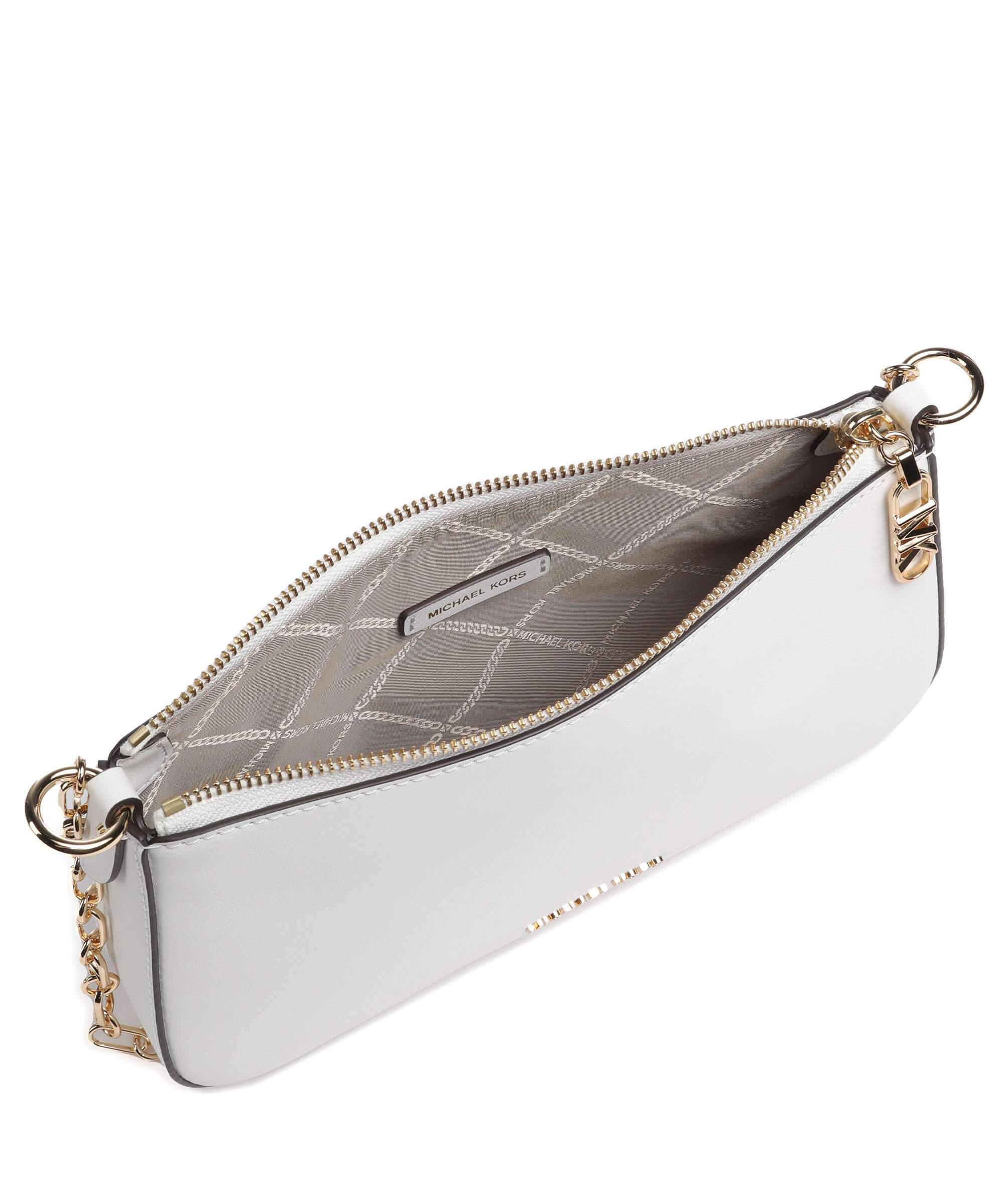 Michael Kors Empire Medium Schoudertas optic white - Image 6