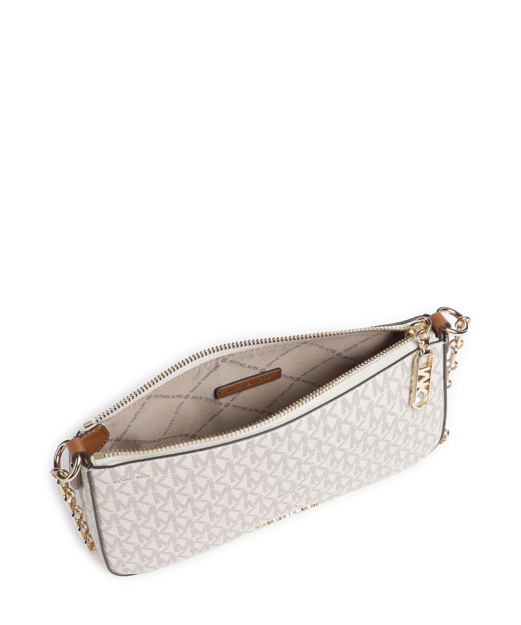 Michael Kors Empire Medium Schoudertas vanilla/acrn - Image 6
