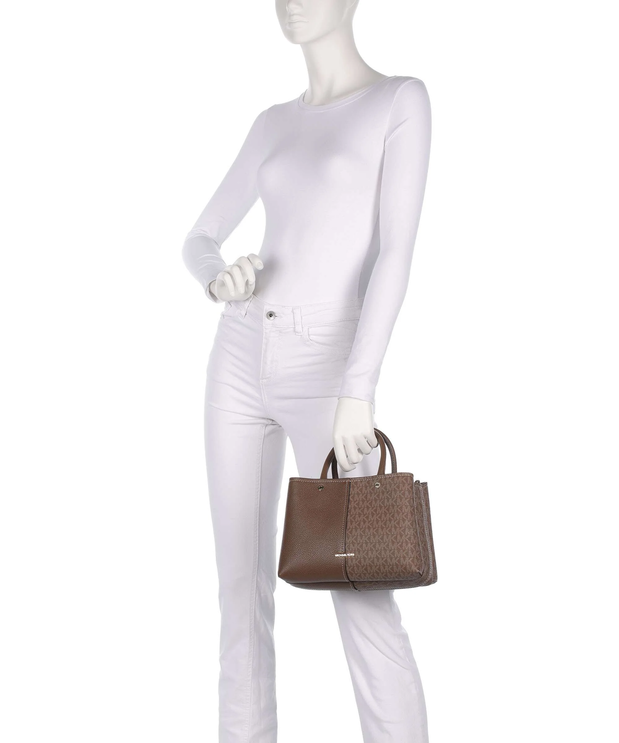 Michael Kors Flora Medium Handtas dark caramel - Image 3