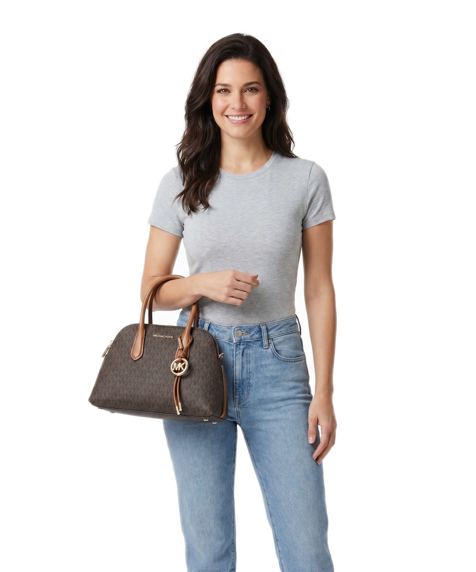 Michael Kors Freddie Medium Handtas brown/acorn - Image 3