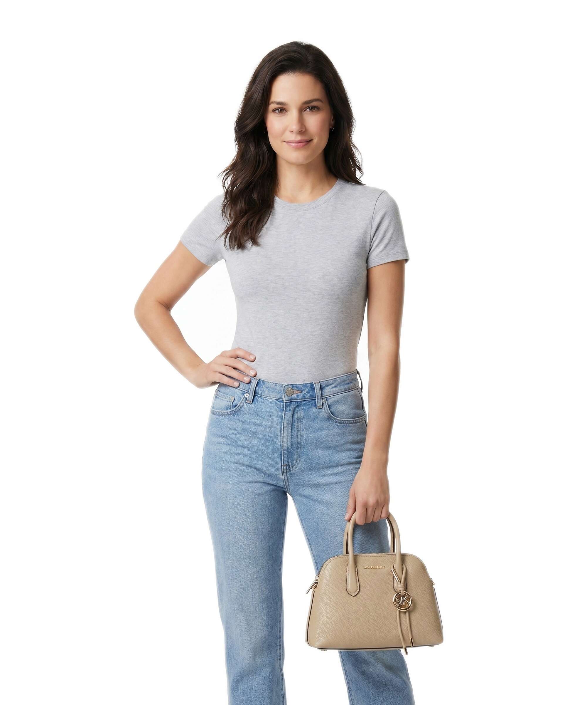 Michael Kors Freddie Medium Handtas khaki - Image 3