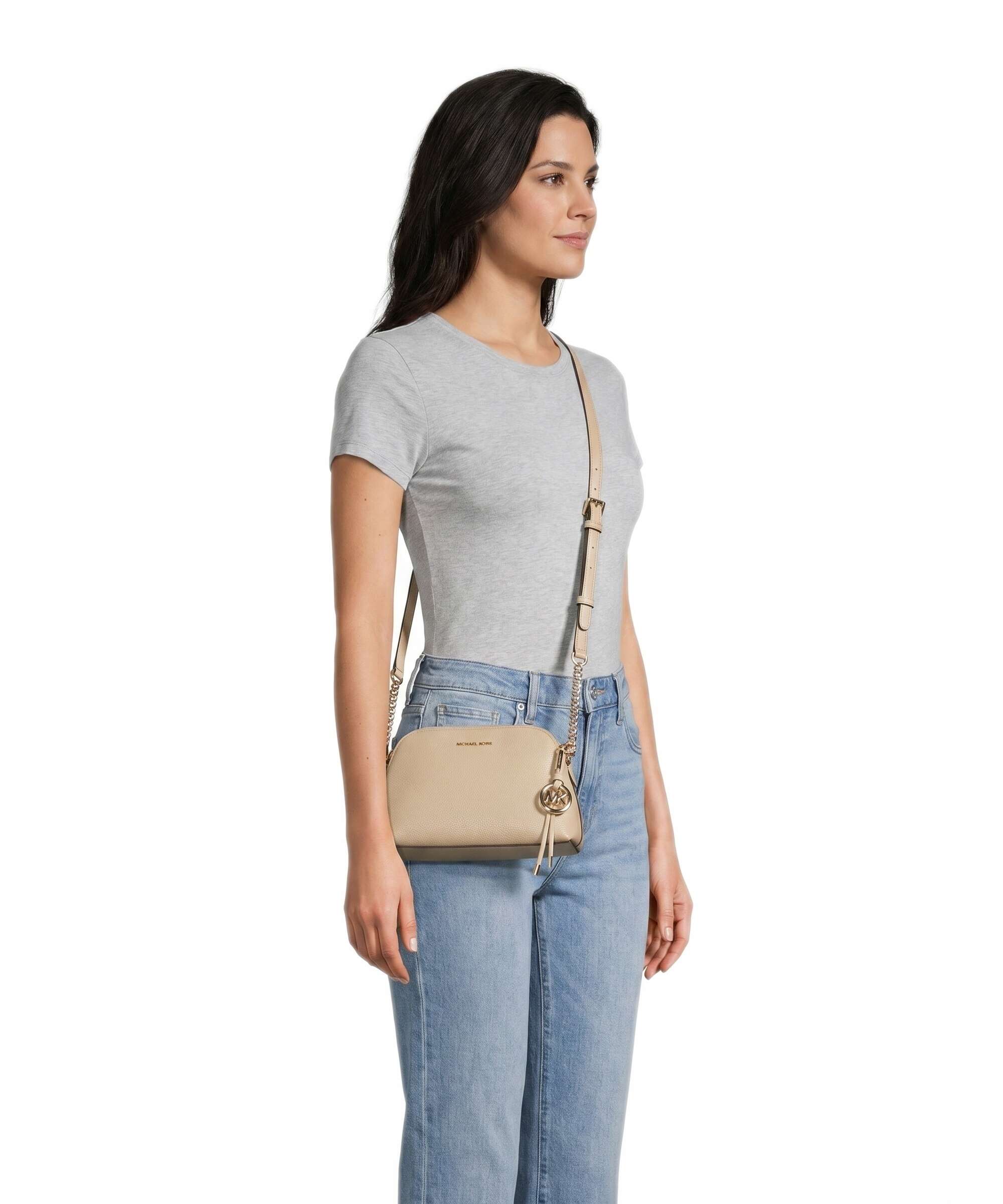 Michael Kors Freddie Small Crossbody tas khaki - Image 3
