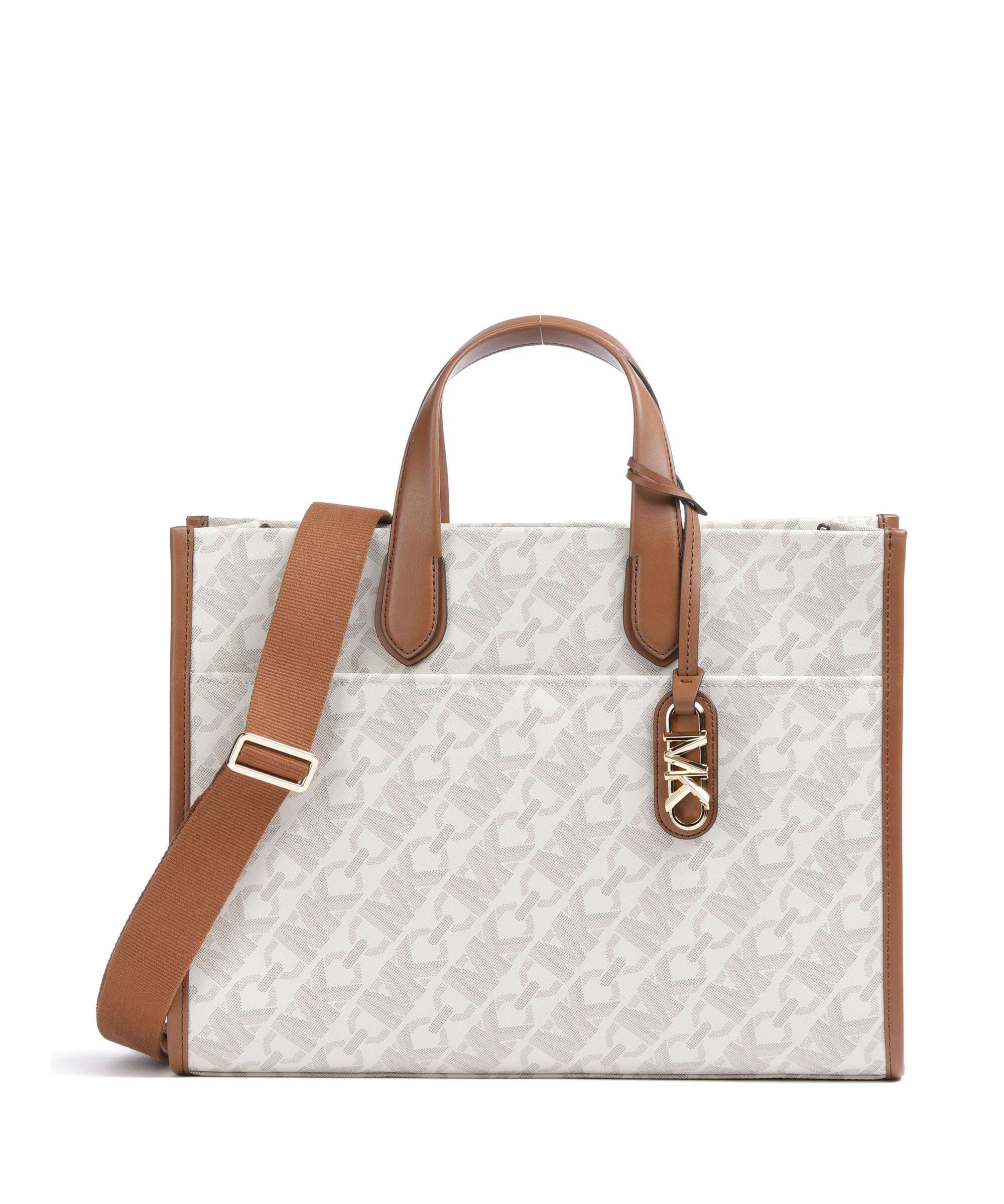 Michael Kors Gigi Handtas vanilla/luggage