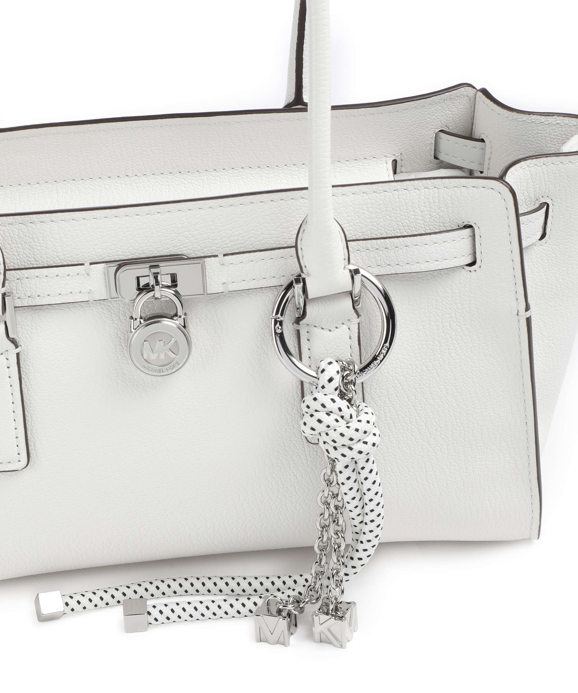 Michael Kors Hamilton Moderne Small Schoudertas optic white - Image 4