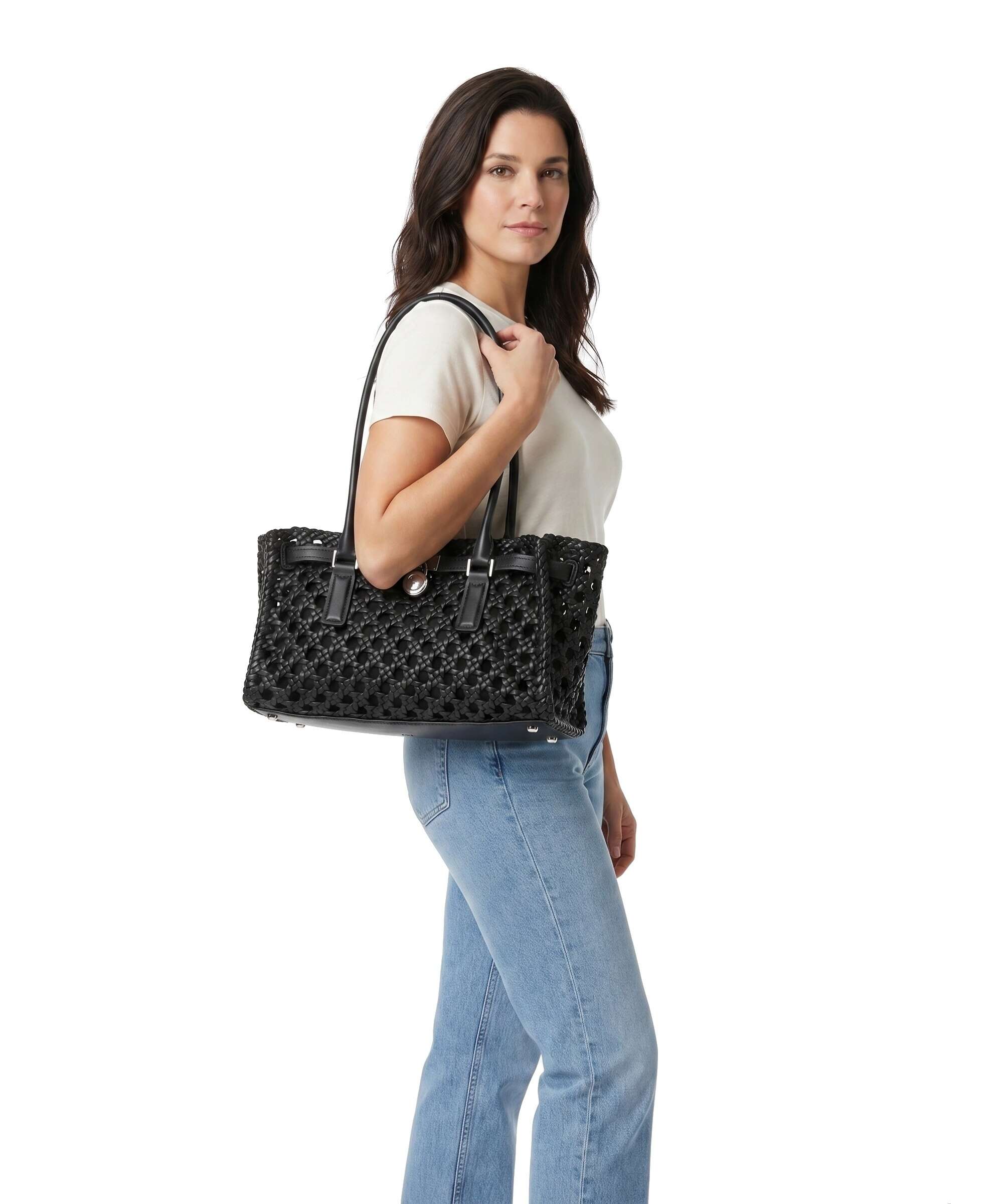 Michael Kors Hamilton Moderne Small Schoudertas black - Image 3