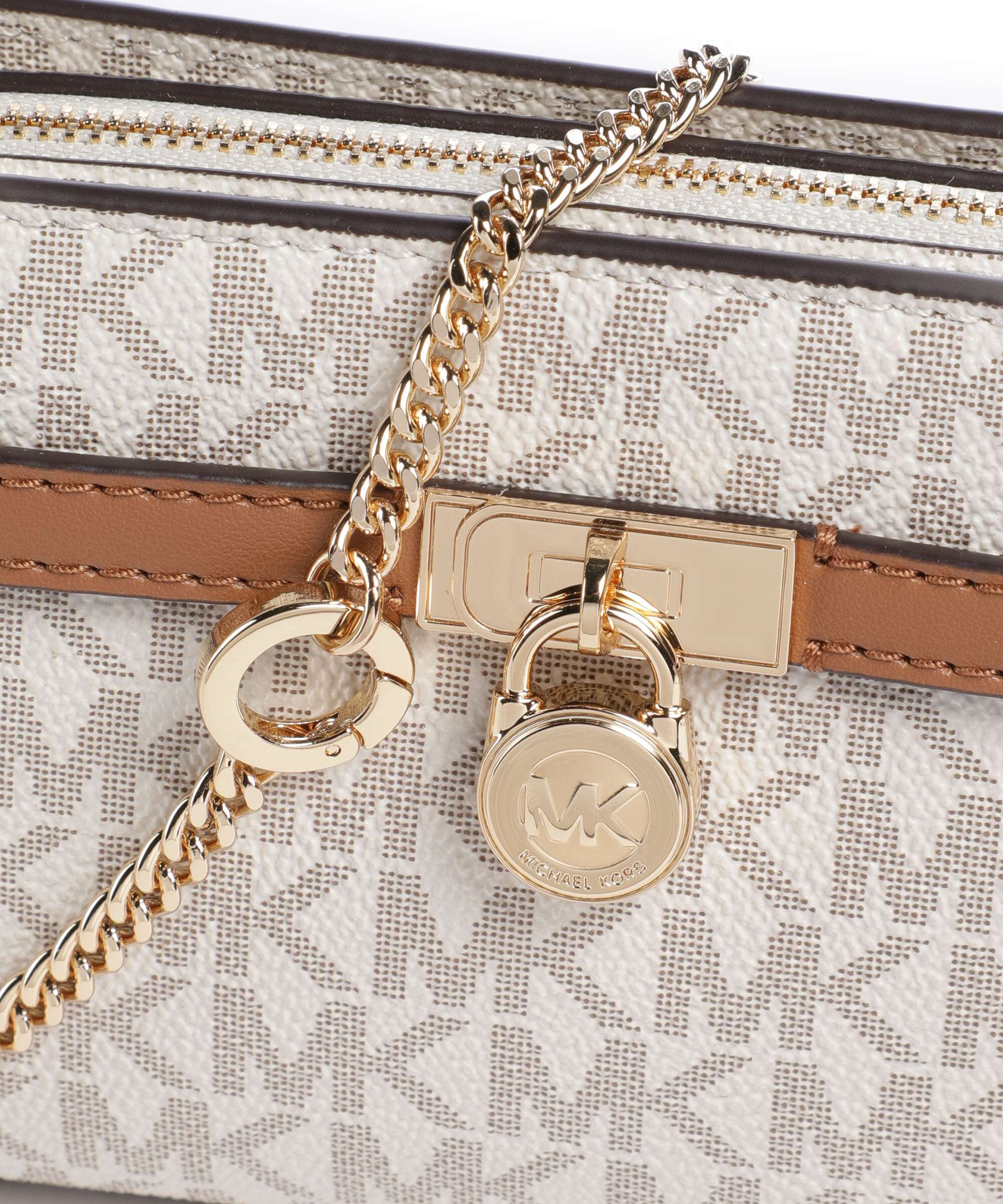 Michael Kors Hamilton Moderne XS Crossbody tas vanilla/acorn - Image 4