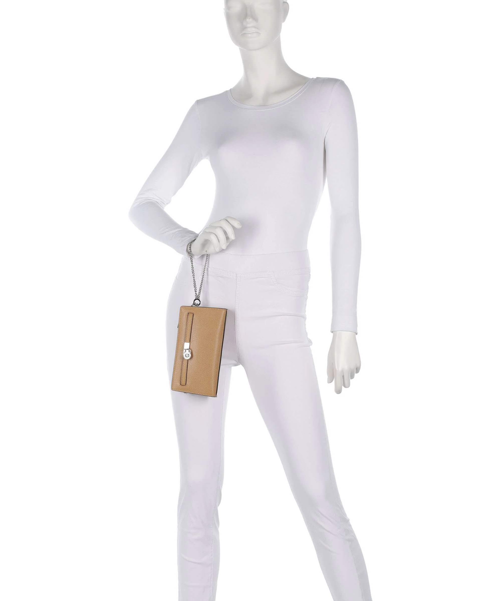 Michael Kors Hamilton Moderne XS Crossbody tas brown/acorn - Image 4