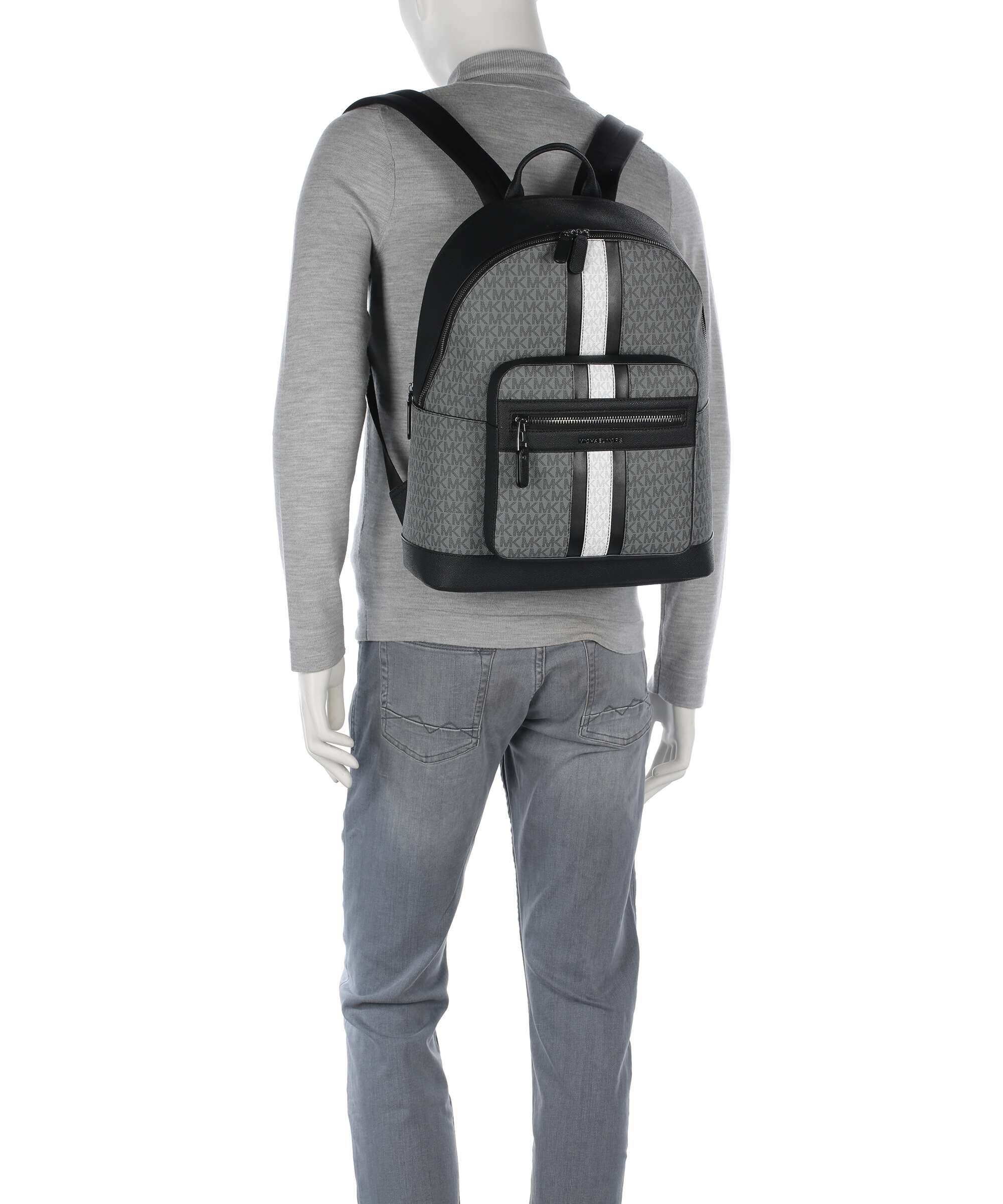 Michael Kors Hudson Rugzak str gray/black - Image 3