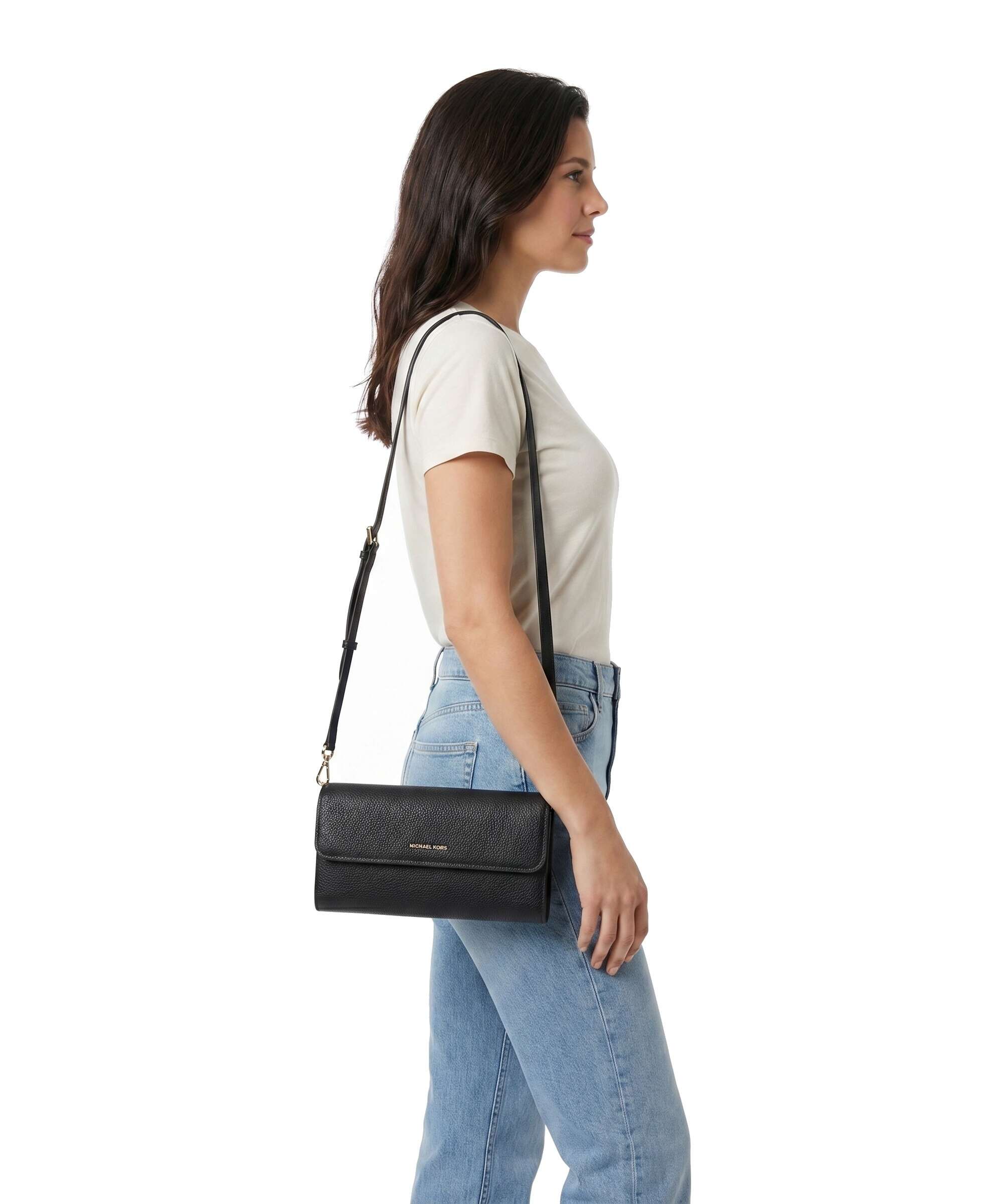 Michael Kors Jet Set Small Crossbody tas black - Image 3