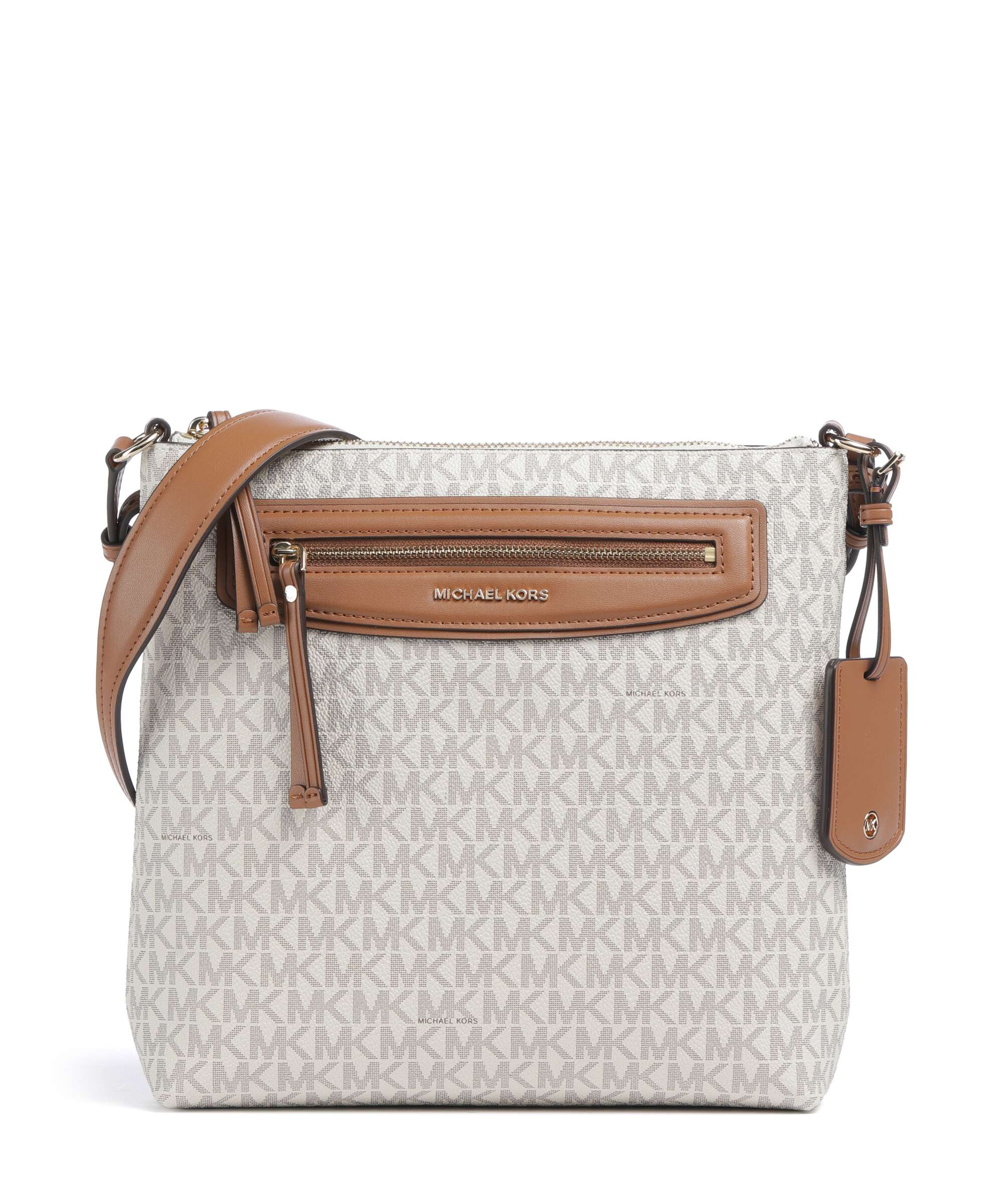 Michael Kors Jet Set Travel Large Crossbody tas vanilla/acrn