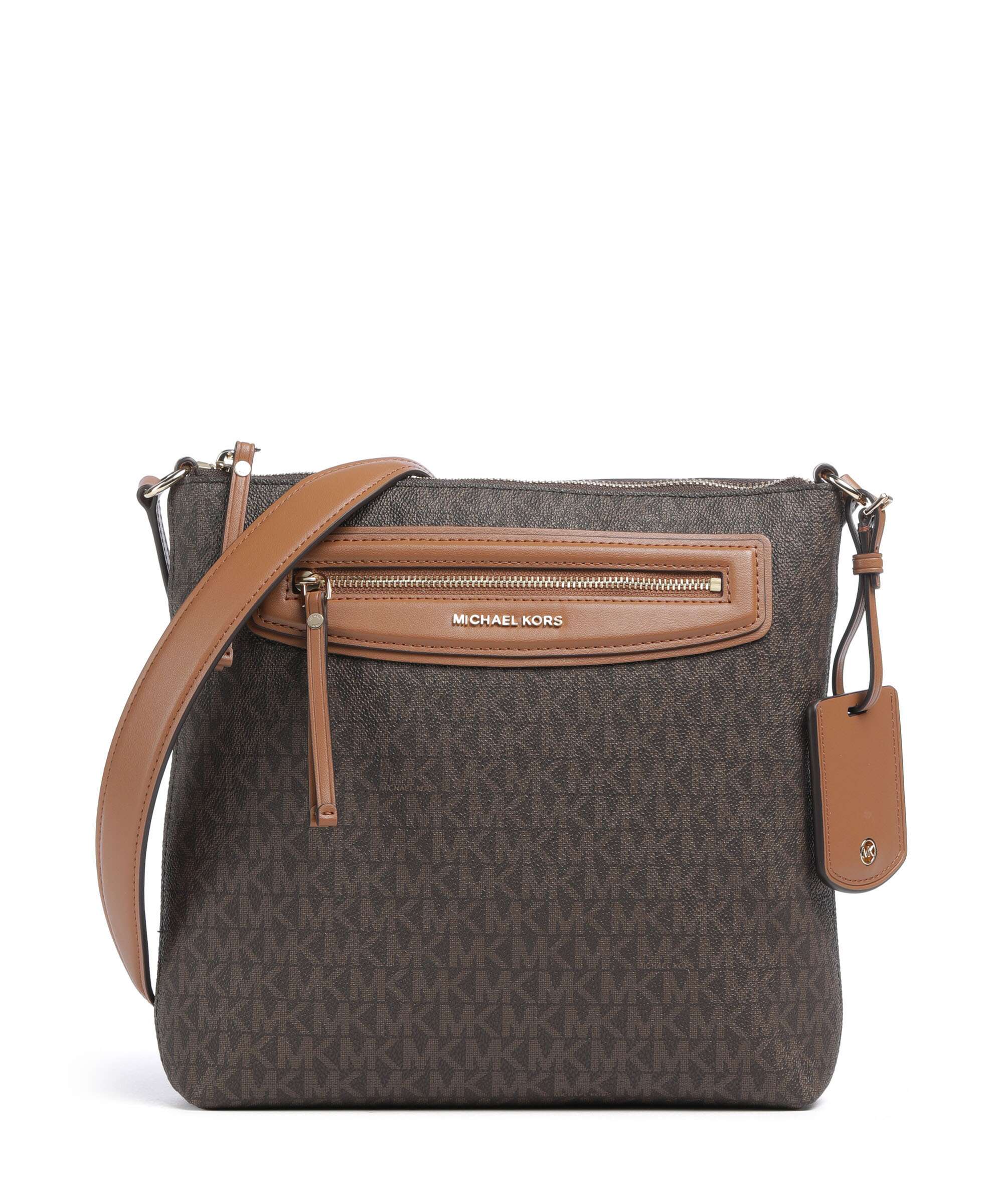 Michael Kors Jet Set Travel Large Crossbody tas brown/acorn