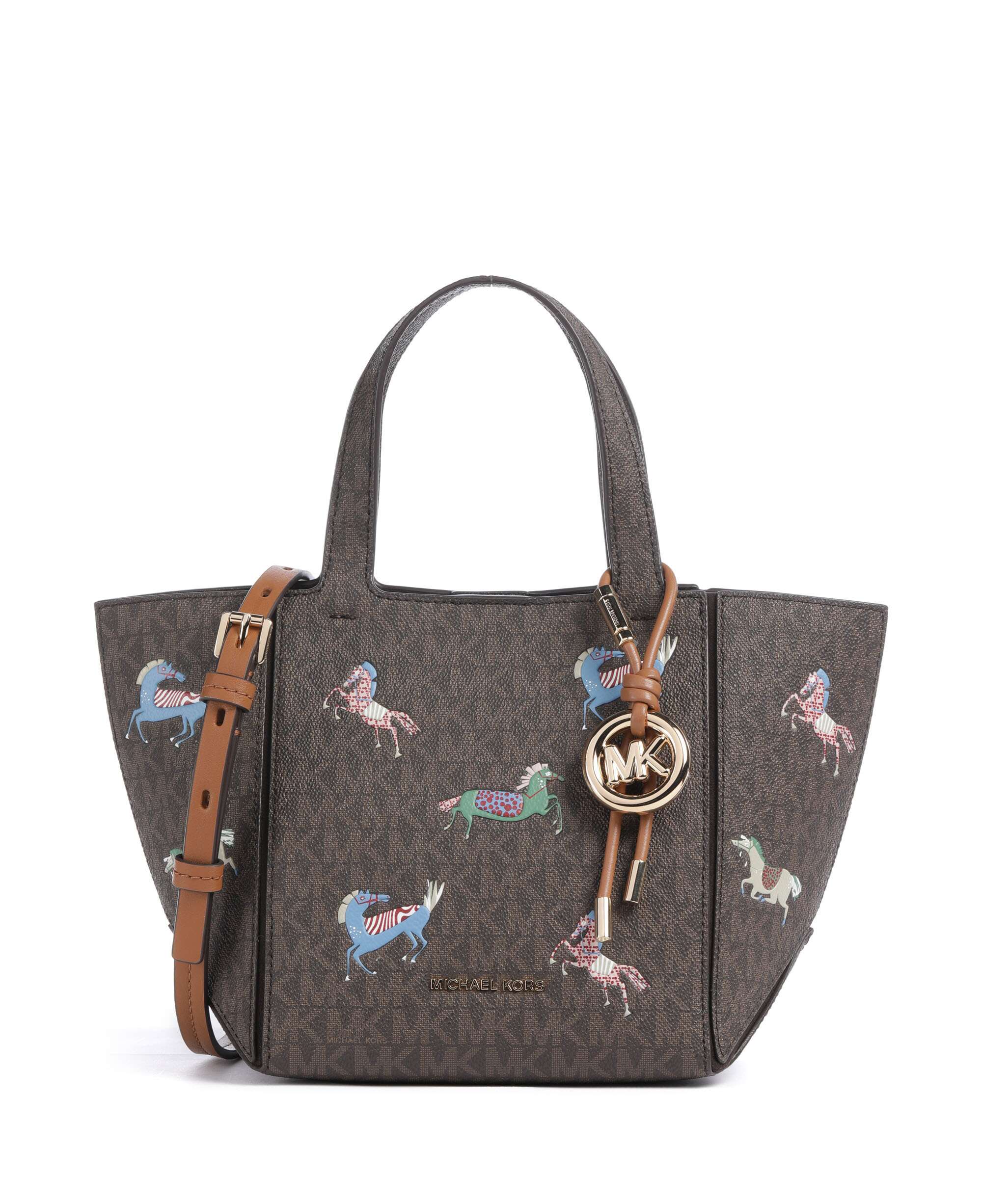 Michael Kors Jordi Small Handtas brown/acorn