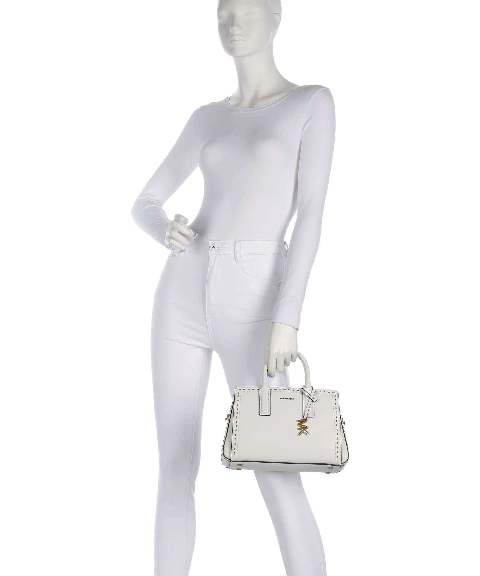 Michael Kors Laila Small Handtas optic white - Image 3