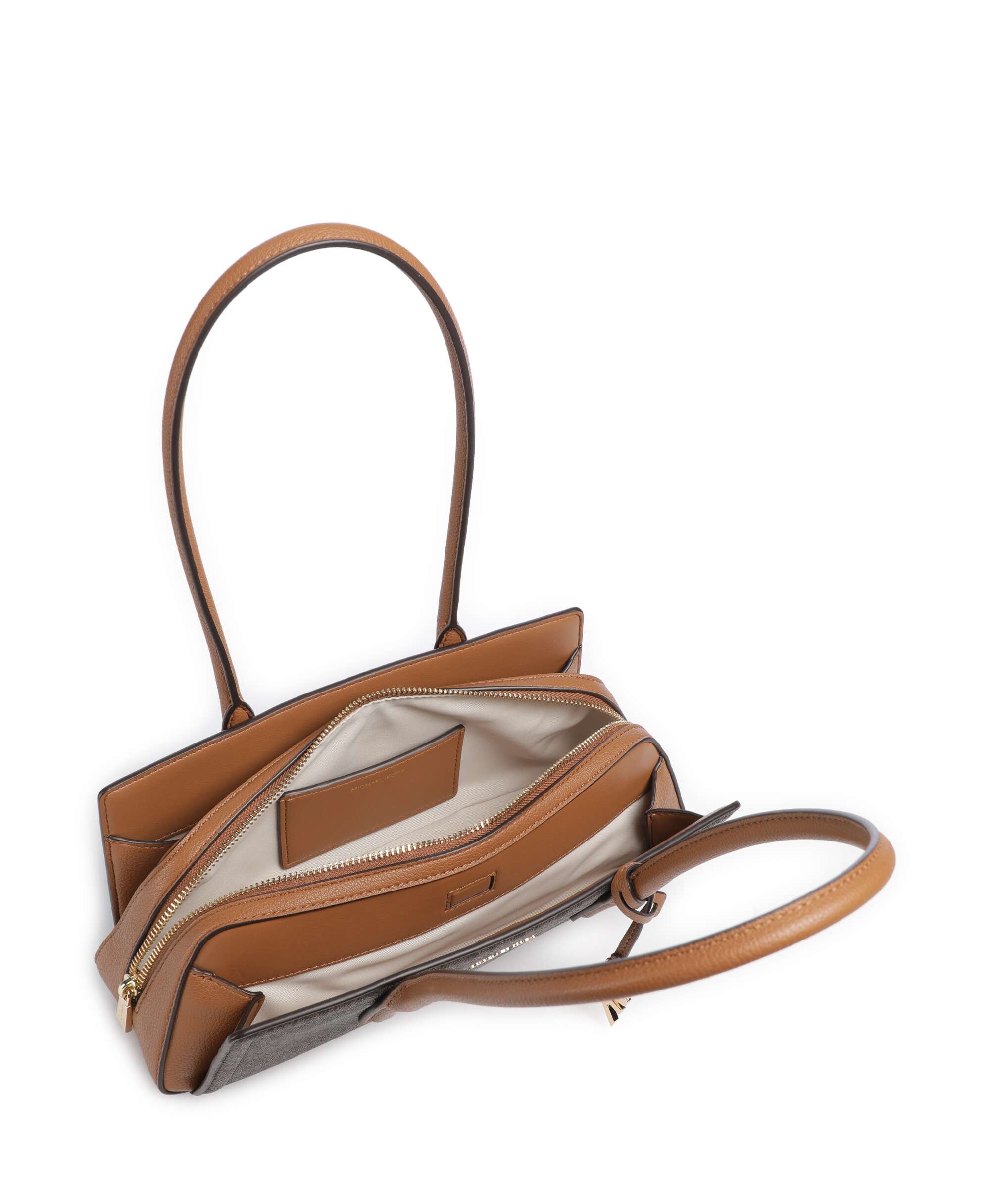 Michael Kors Laila Small Schoudertas brown/acorn - Image 5