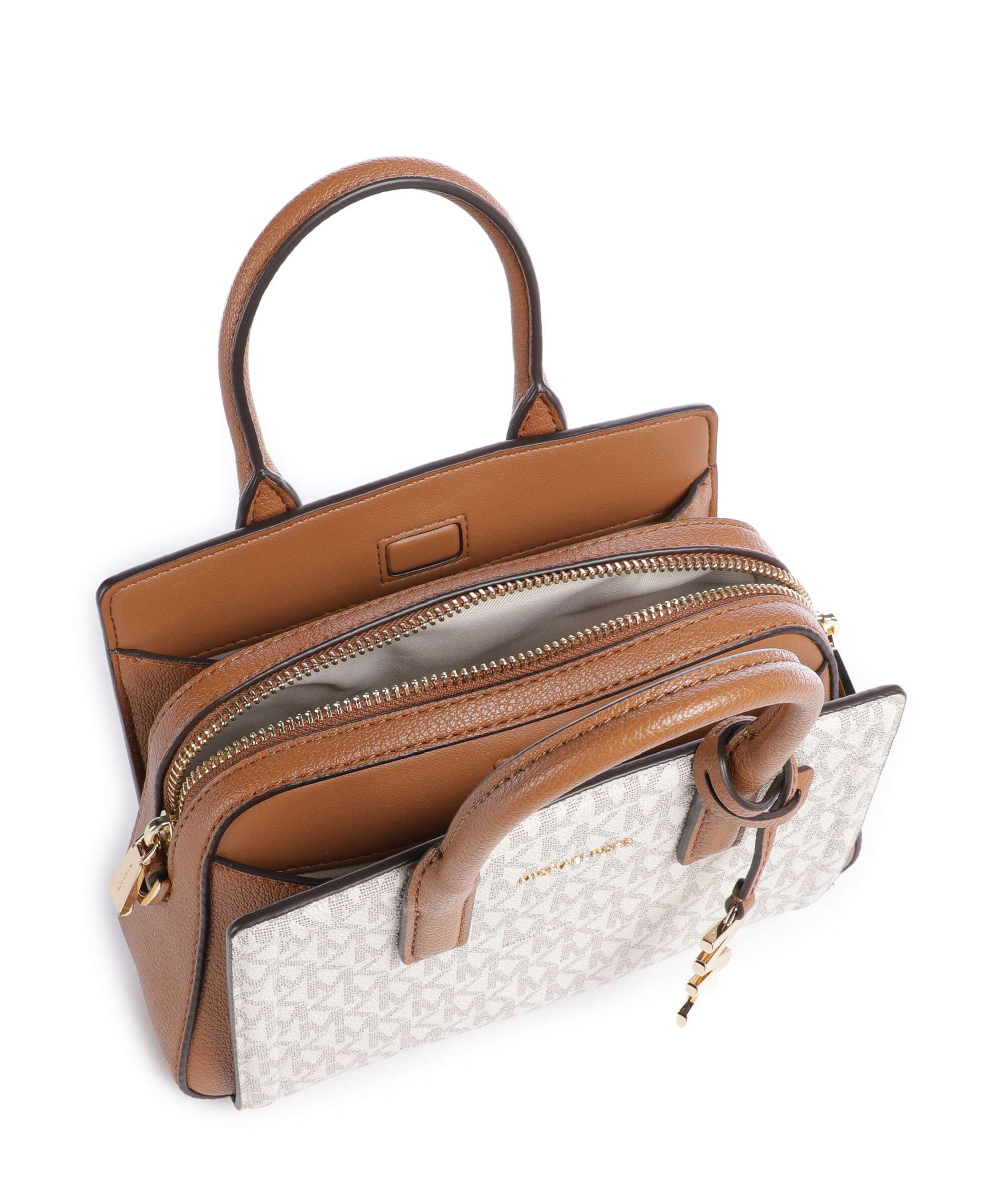 Michael Kors Laila XS Handtas vanilla/acorn - Image 6