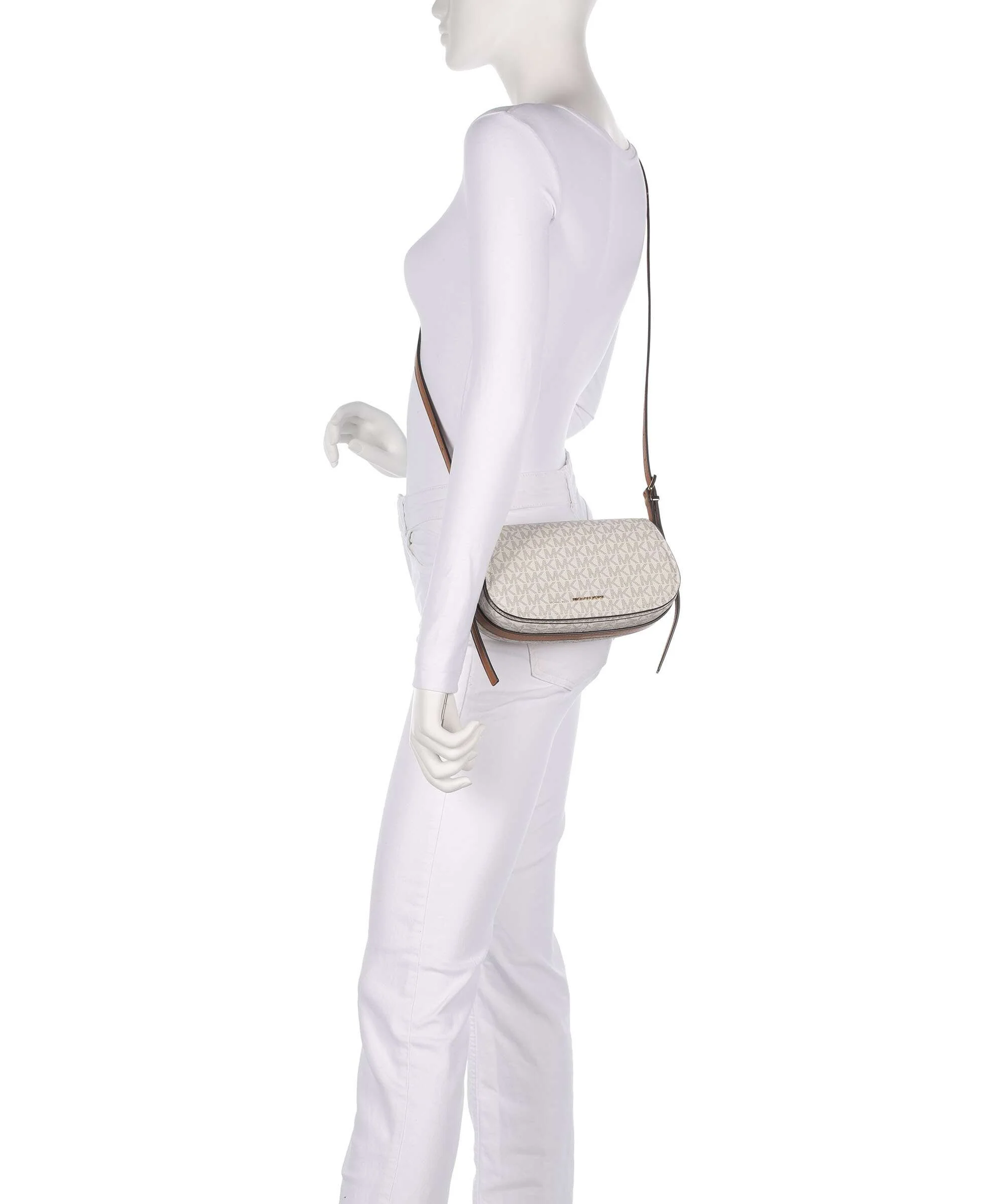Michael Kors Lydia Small Crossbody tas vanilla/acrn - Image 3